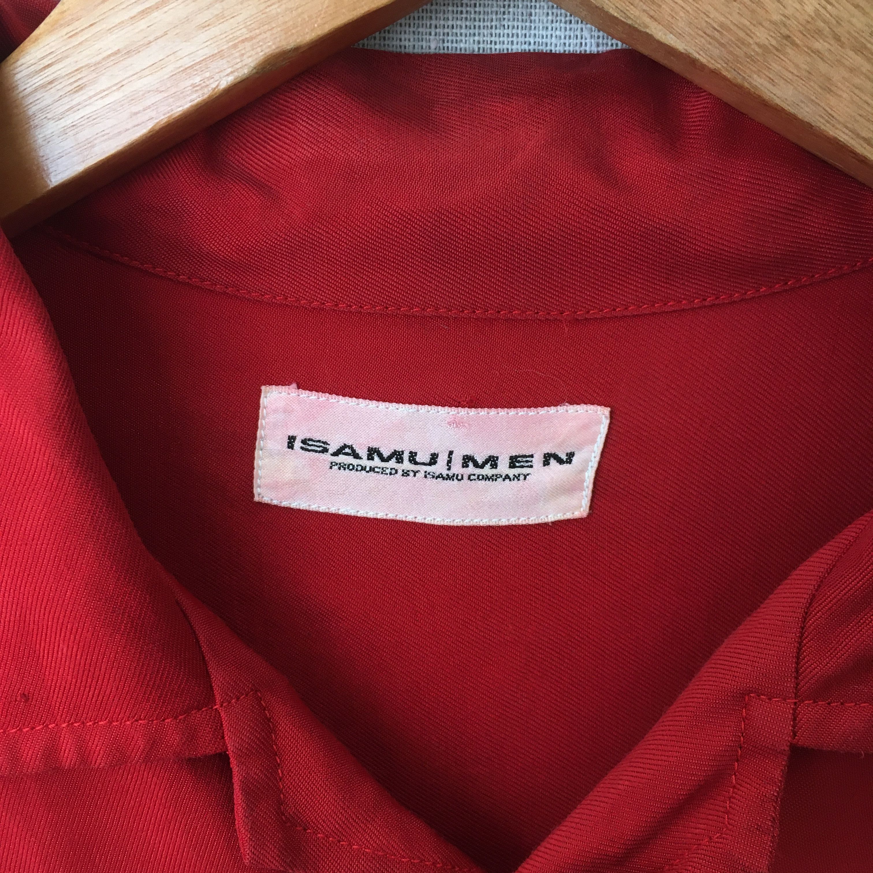 Isamu Katayama Backlash Vintage Isamu Men Japanese Brand Red Shirt Medium Size US M / EU 48-50 / 2 - 5 Thumbnail