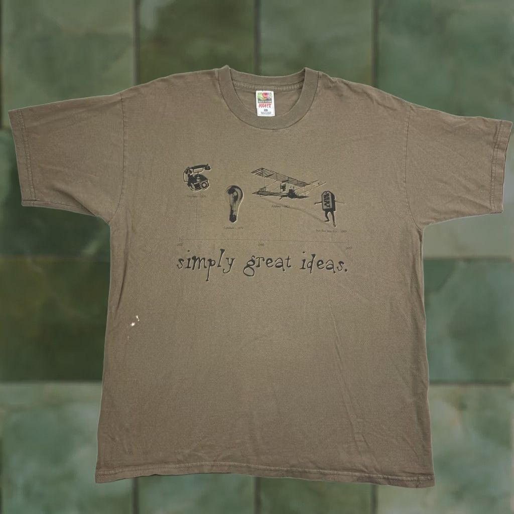 Fruit Of The Loom VINTAGE Best Buy Promo T Shirt Adult XL Simply Great Ideas Technology Computers Size US XL / EU 56 / 4 - 1 Thumbnail