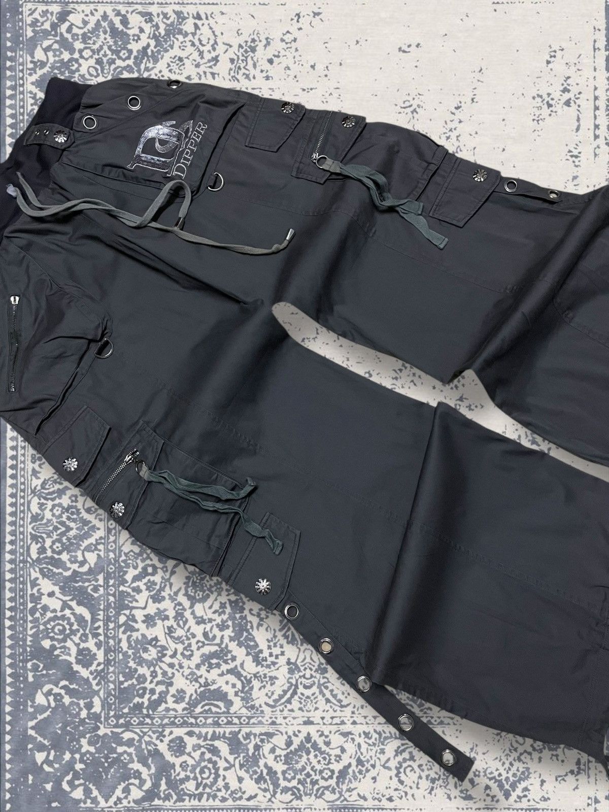 Designer × Japanese Brand × Vintage Vintage 90s Japan Designer Dippers Baggy Bondage Style Pant Size US 28 / EU 44 - 6 Thumbnail