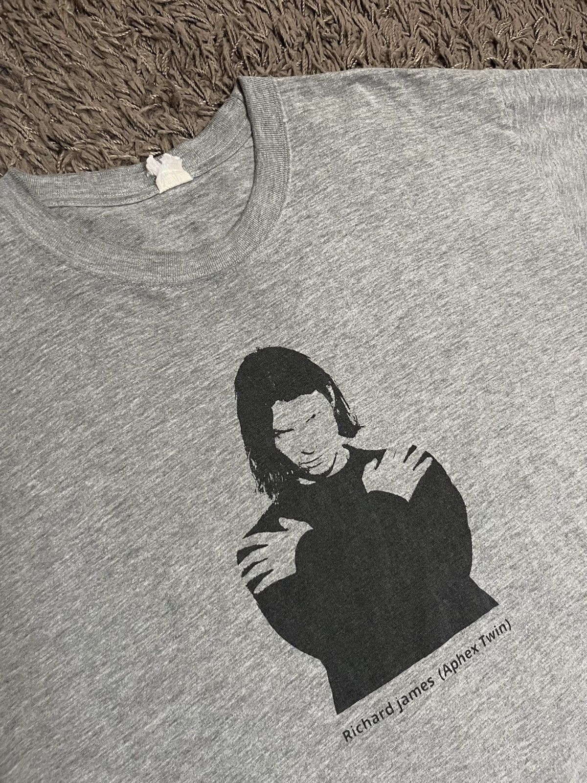 Band Tees 1990s Aphex twin richard james photo tee #A5 Size US M / EU 48-50 / 2 - 8 Thumbnail