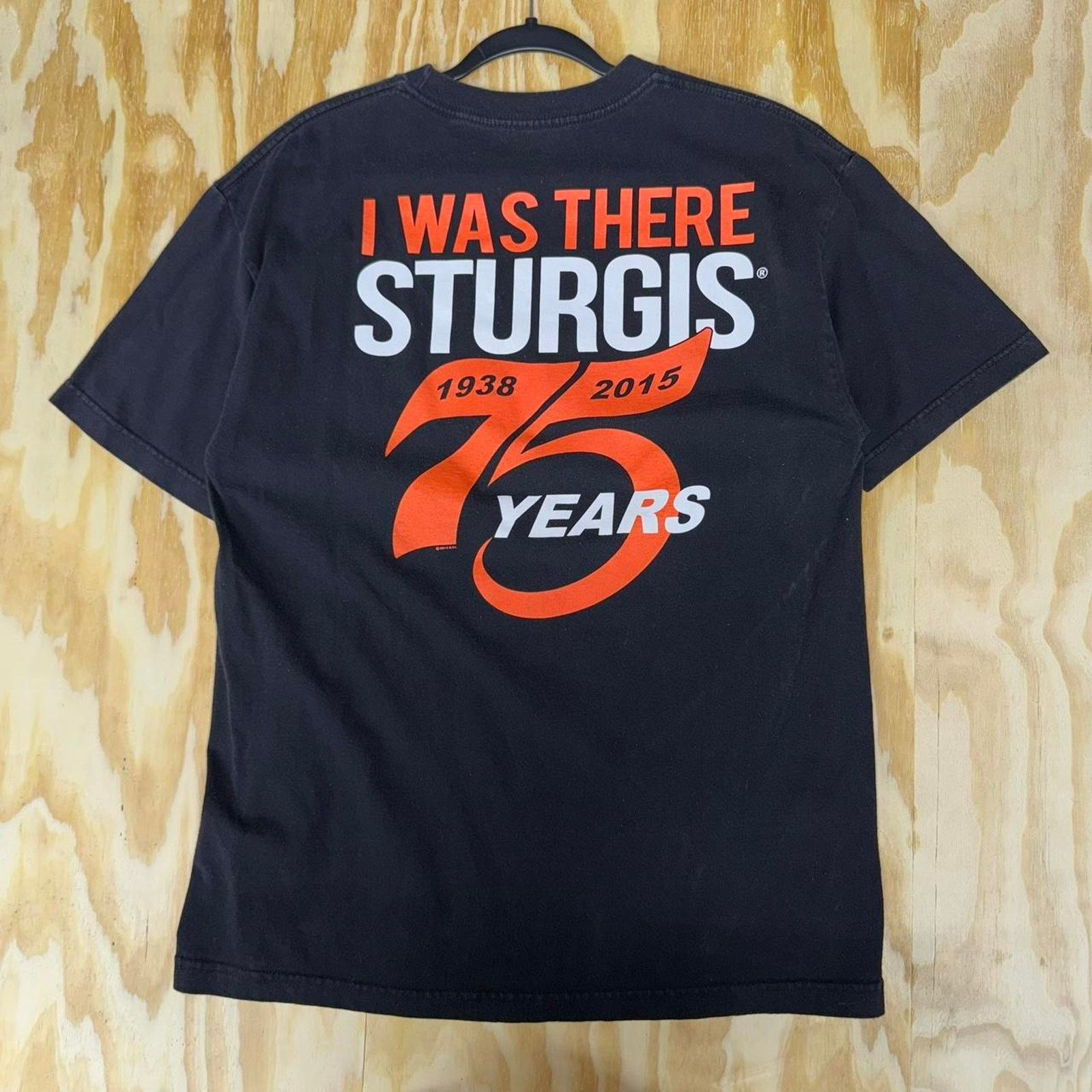 Vintage 2015 i was there sturgis black hills motorcycle t-shirt Size US L / EU 52-54 / 3 - 2 Thumbnail