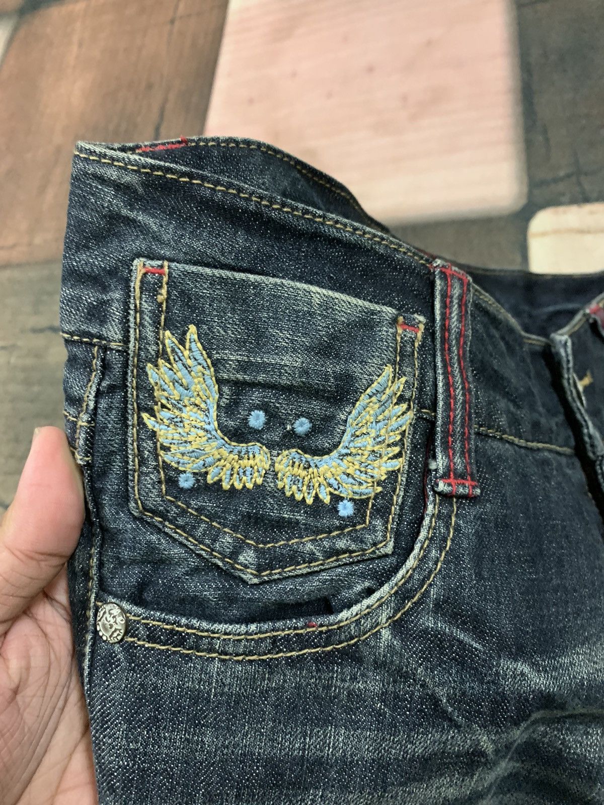 Hysteric Glamour SICK FLARE oririn japanese brand with back wing patch Size US 30 / EU 46 - 8 Thumbnail