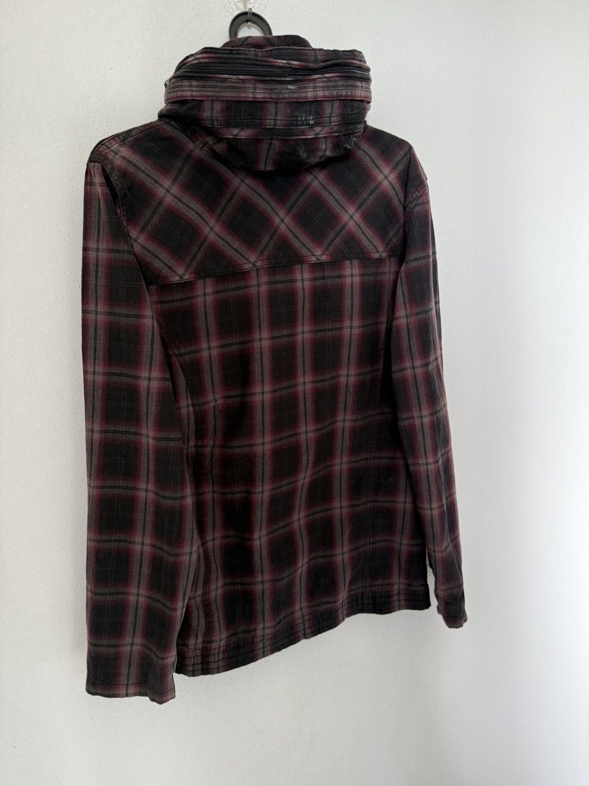 Japanese Brand Japan Brand Bulc Mountain Gothic Shadow Plaid Hidden Hoodie Size US M / EU 48-50 / 2 - 4 Thumbnail