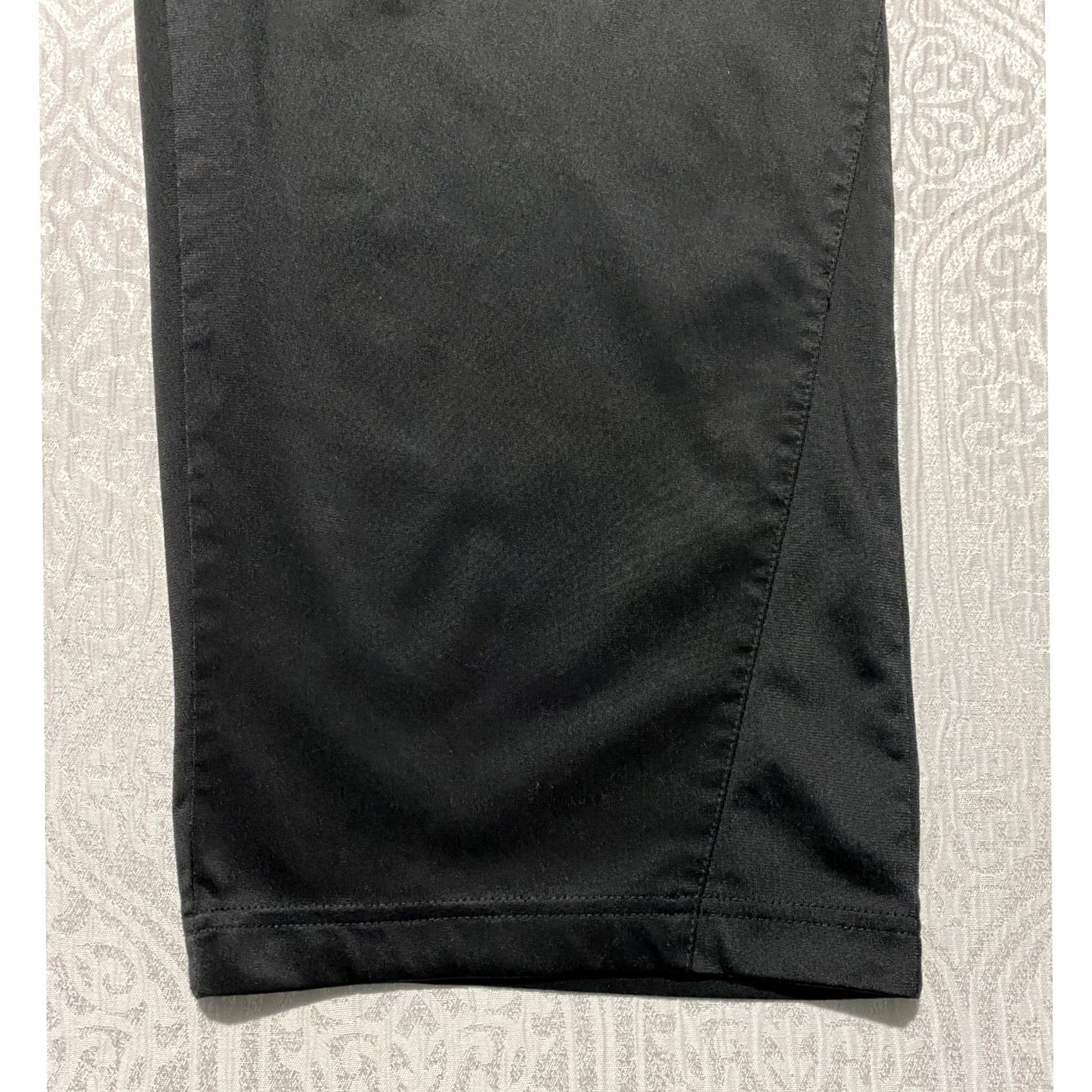 Reebok Reebok Track Pants Mens XL Black Polyester Straight Leg Drawstring Size US 36 / EU 52 - 7 Thumbnail