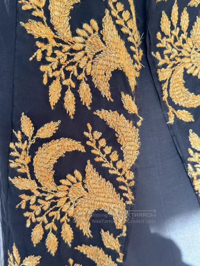 Ann Demeulemeester Ann Demeulemeester Size xxs Black Gold Totem Wool Vest Size XXS / US 00 / IT 34 - 5 Thumbnail