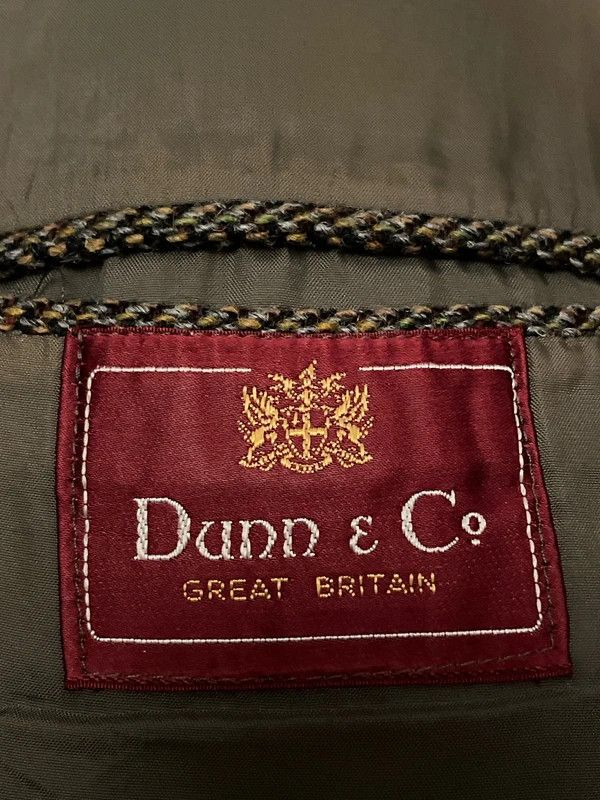 Harris Tweed Vintage Dunn & Co. Harris Tweed 100% Wool Blazer Herringbone Size 40R - 9 Thumbnail