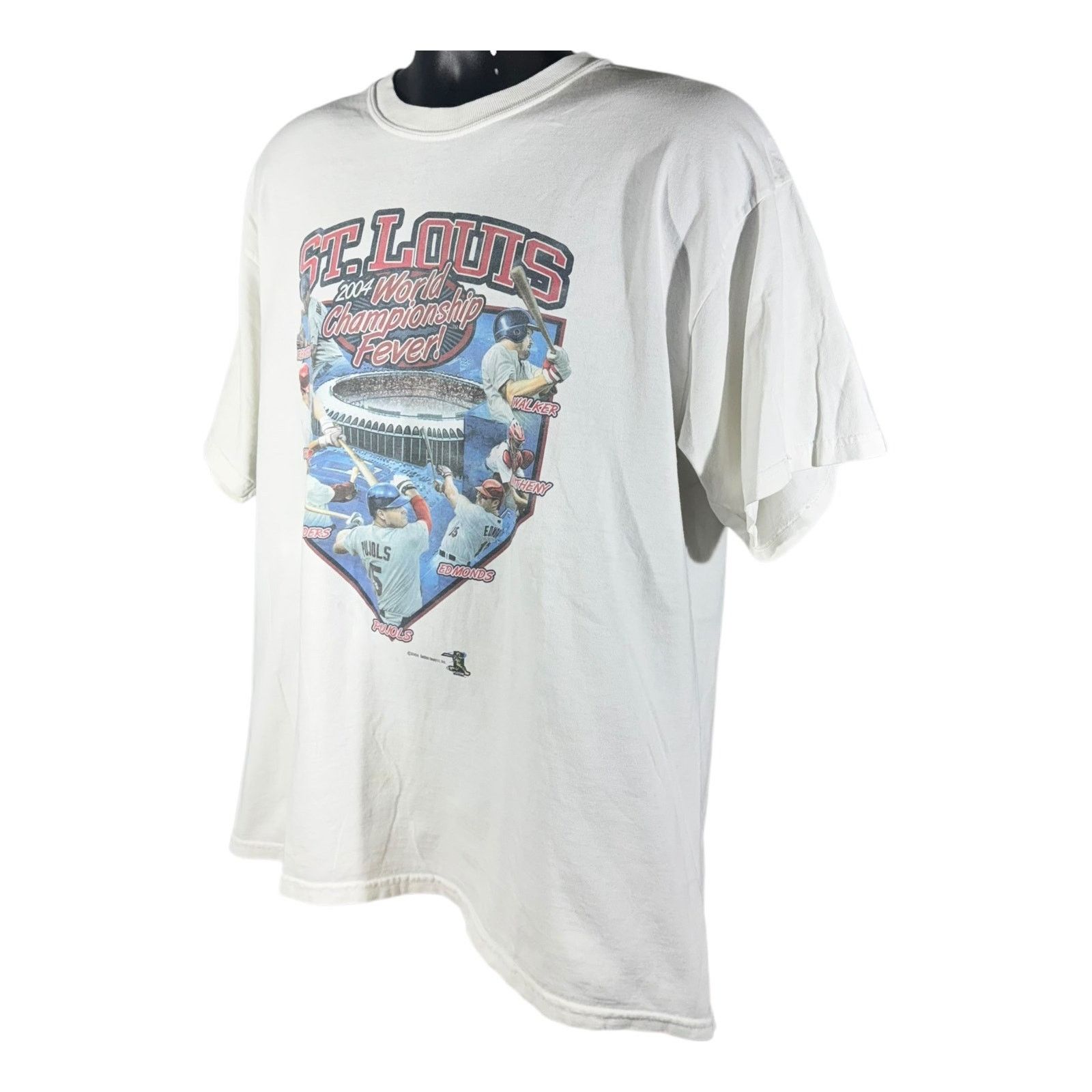 Gildan Vintage St. Louis Cardinals World Series MLB Tee 2004 Size US XL / EU 56 / 4 - 3 Thumbnail