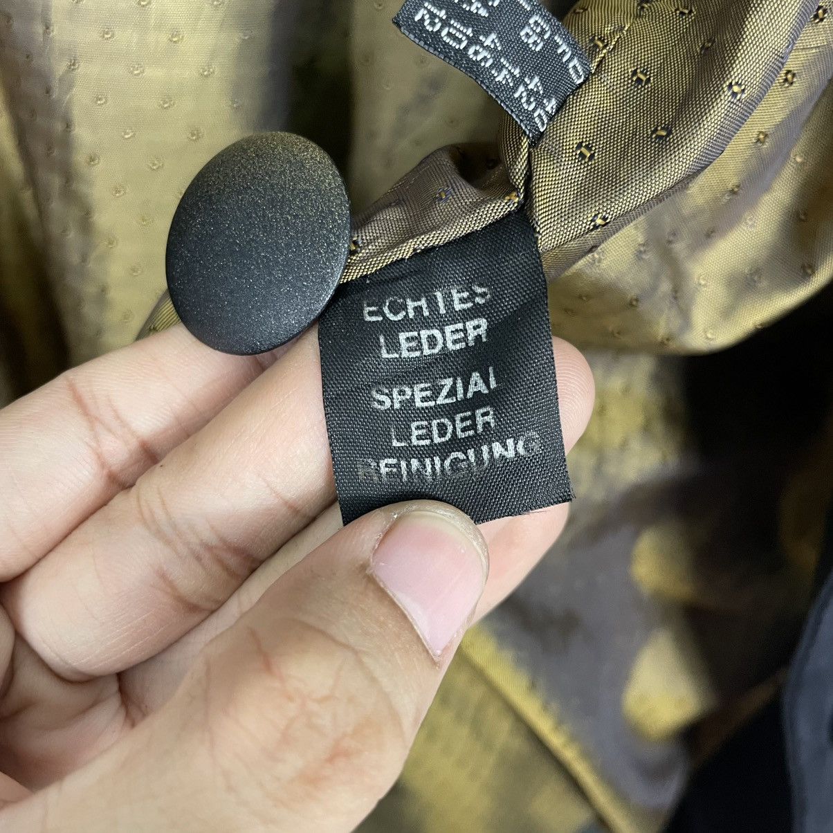 Other Les Etoiles Germany Design Leather Jacket Size L / US 10 / IT 46 - 17 Thumbnail