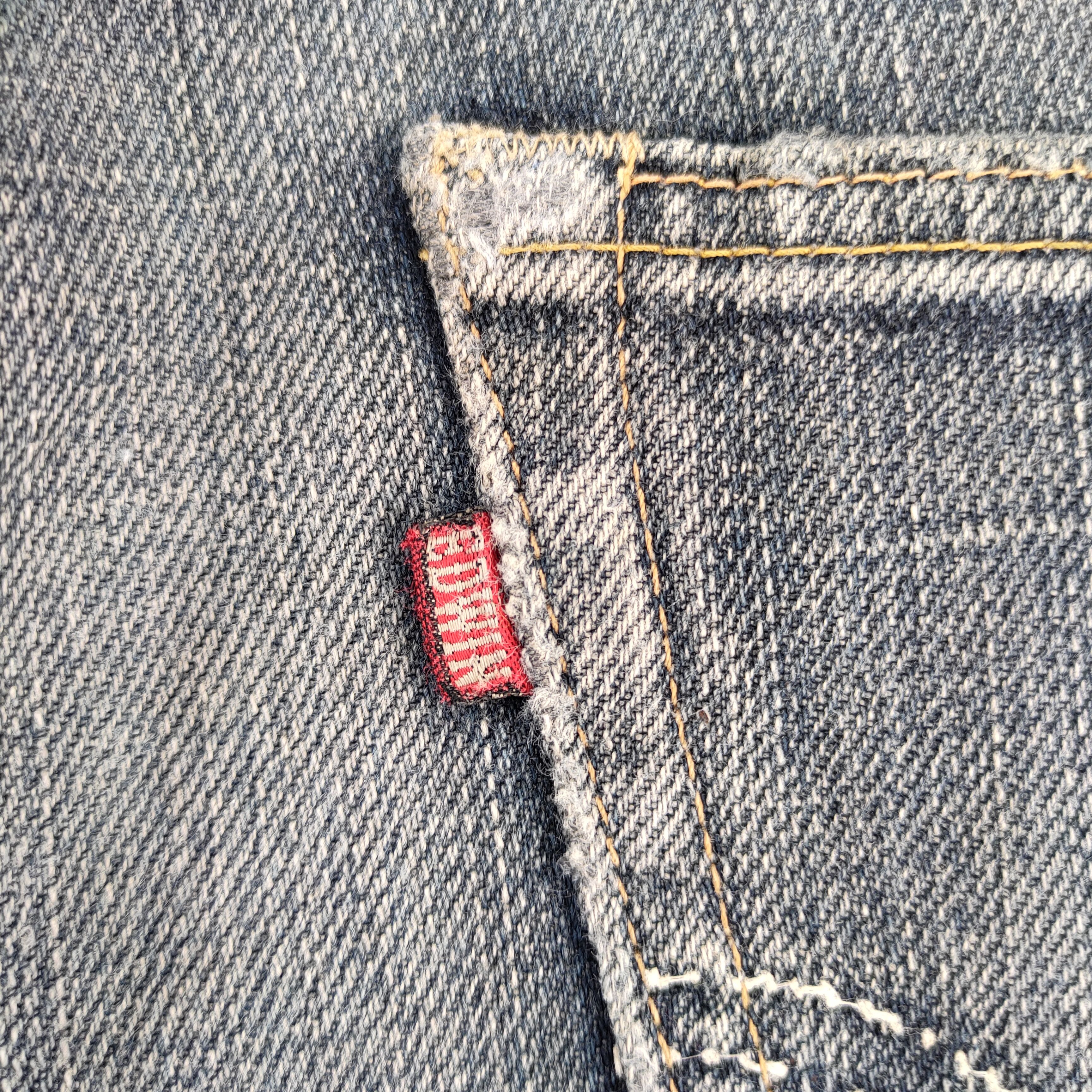 Edwin Vintage Edwin faded ripped jeans denim pants Size US 37 - 11 Thumbnail
