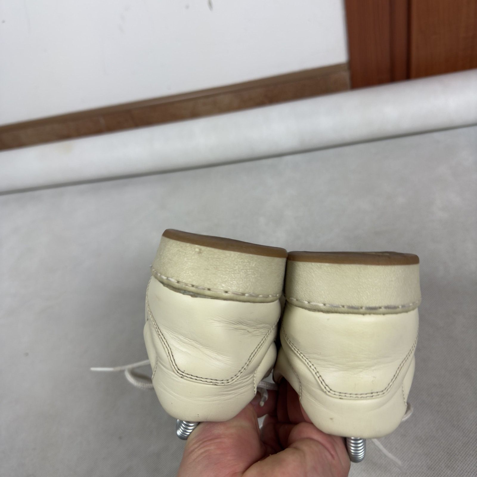 Designer × Gucci Gucci Ivory Leather Shoes 37.5 Size US 7.5 / IT 37.5 - 14 Thumbnail