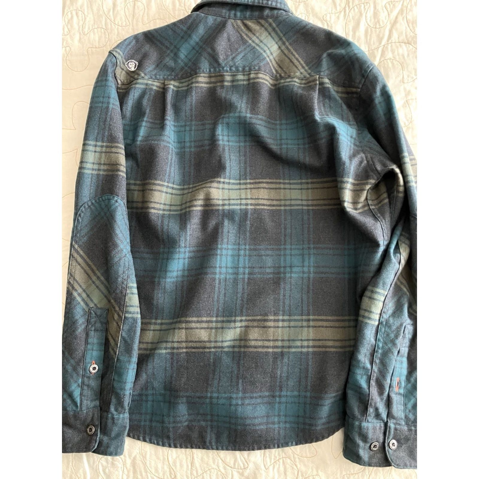 Howler Brothers Howler Bros Shirt Mens Small Blue Green Plaid Flannel Button-Down Long Sleeve Shirt Size US S / EU 44-46 / 1 - 3 Thumbnail