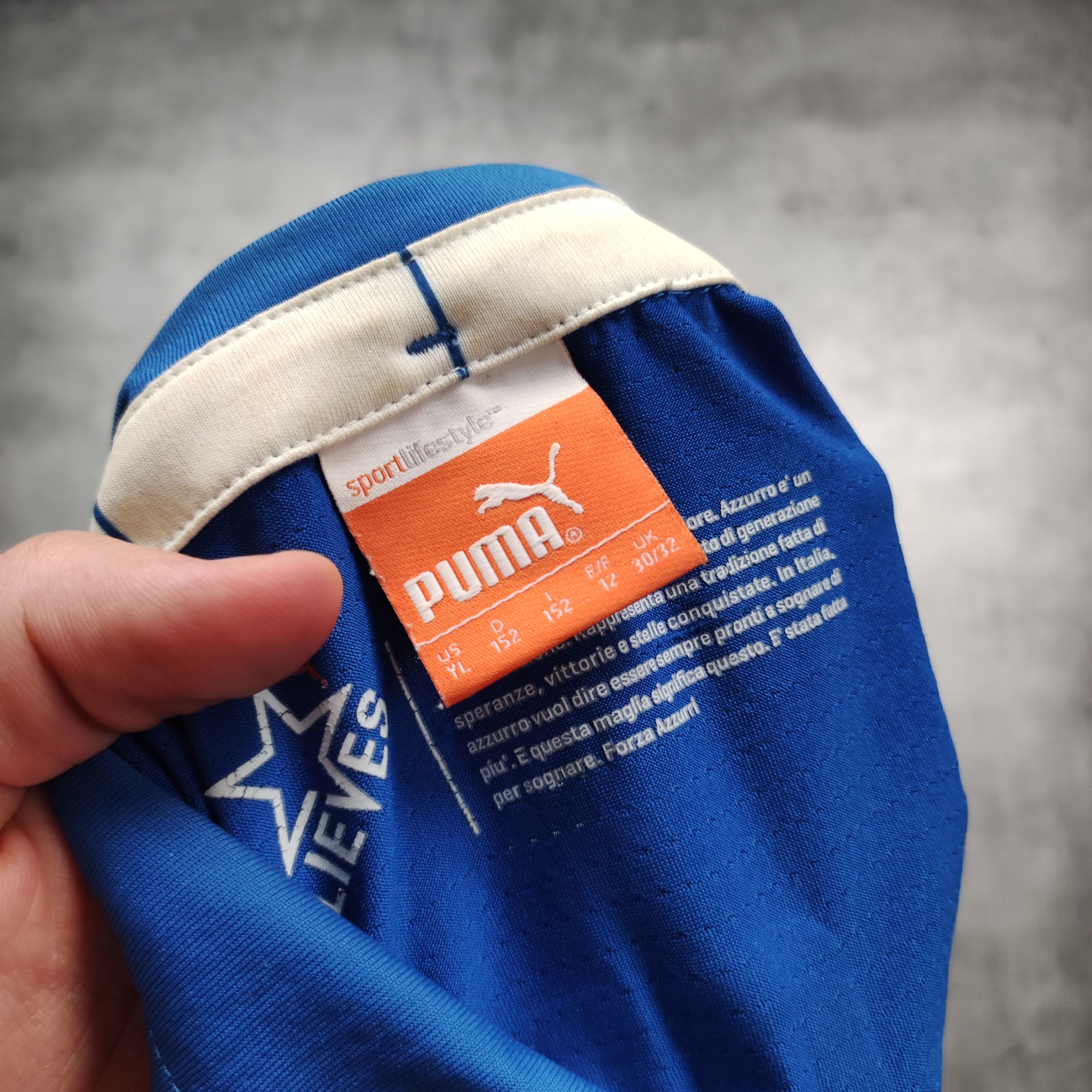 Puma Vintage 2014 World Cap Italy National #9 Balotelli Jersey Size US XXS / EU 40 - 7 Thumbnail