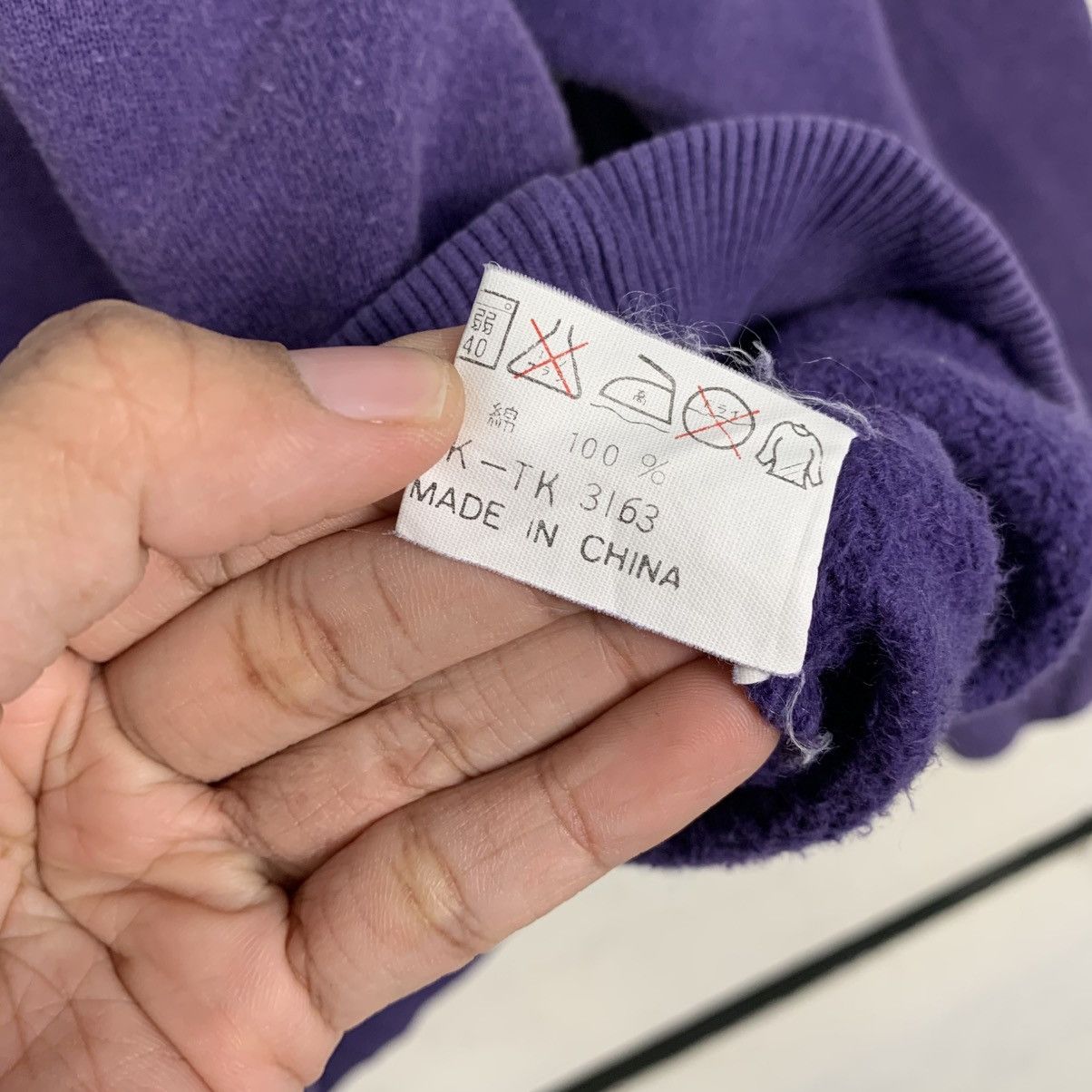 Japanese Brand Polo De Pier Alexandre Big Logo Purple Sweatshirt Size US L / EU 52-54 / 3 - 13 Thumbnail