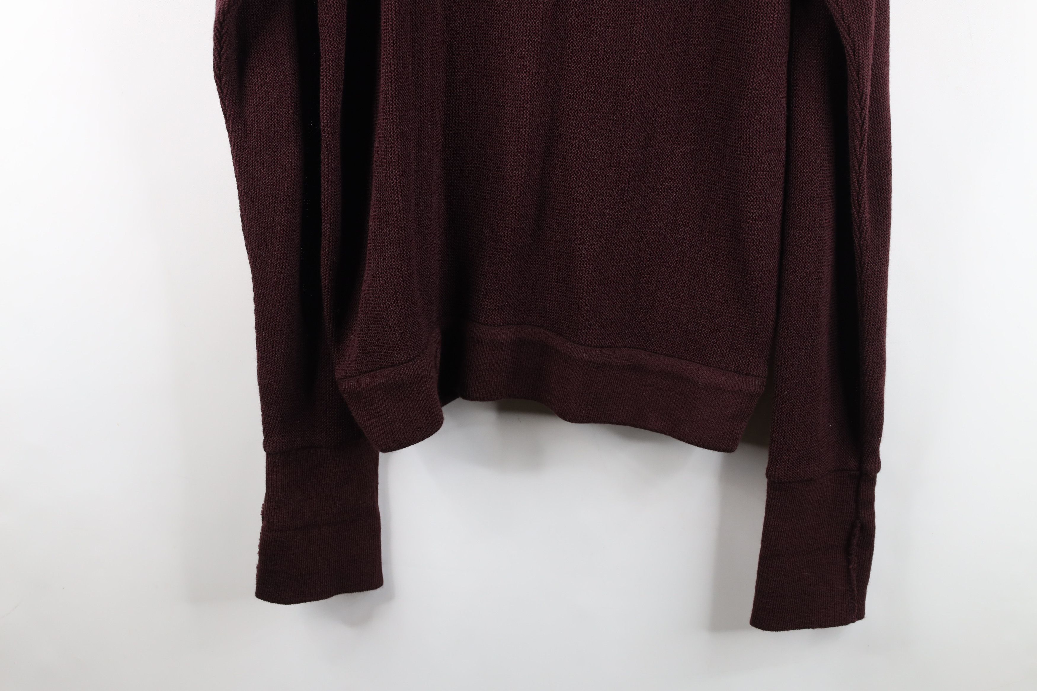 Vintage Vintage 90s Streetwear Blank Knit Cardigan Sweater Purple Size US M / EU 48-50 / 2 - 12 Thumbnail