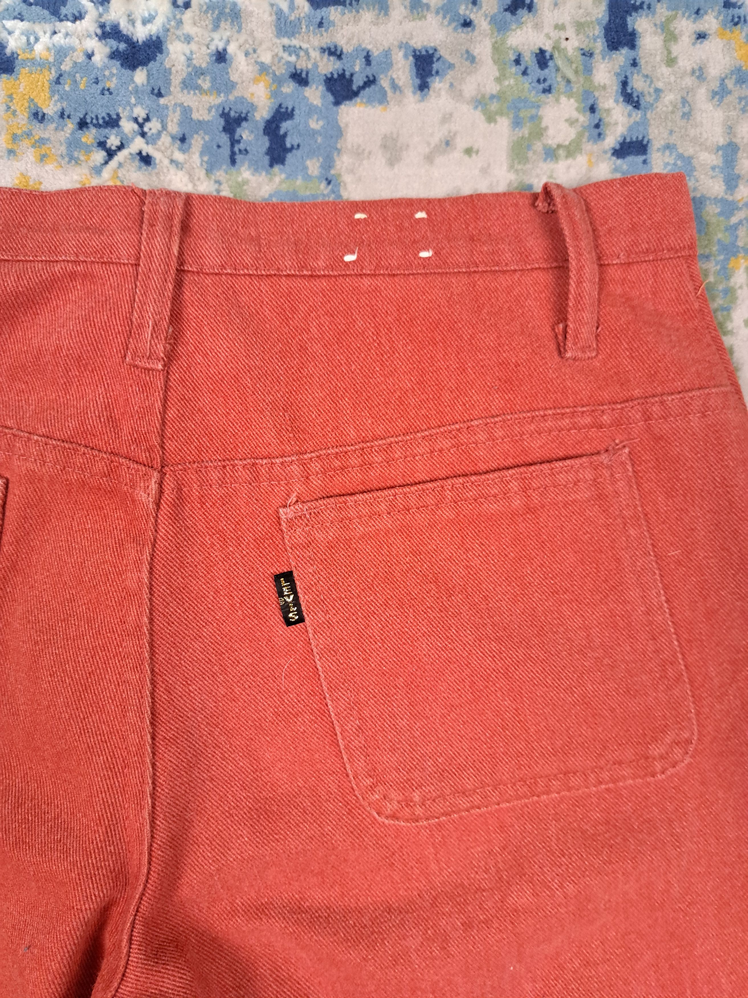 Levi's Vintage 60s Miss Levis Big E Bell Bottom Front Pockets Pants Size 28" / US 6 / IT 42 - 3 Thumbnail