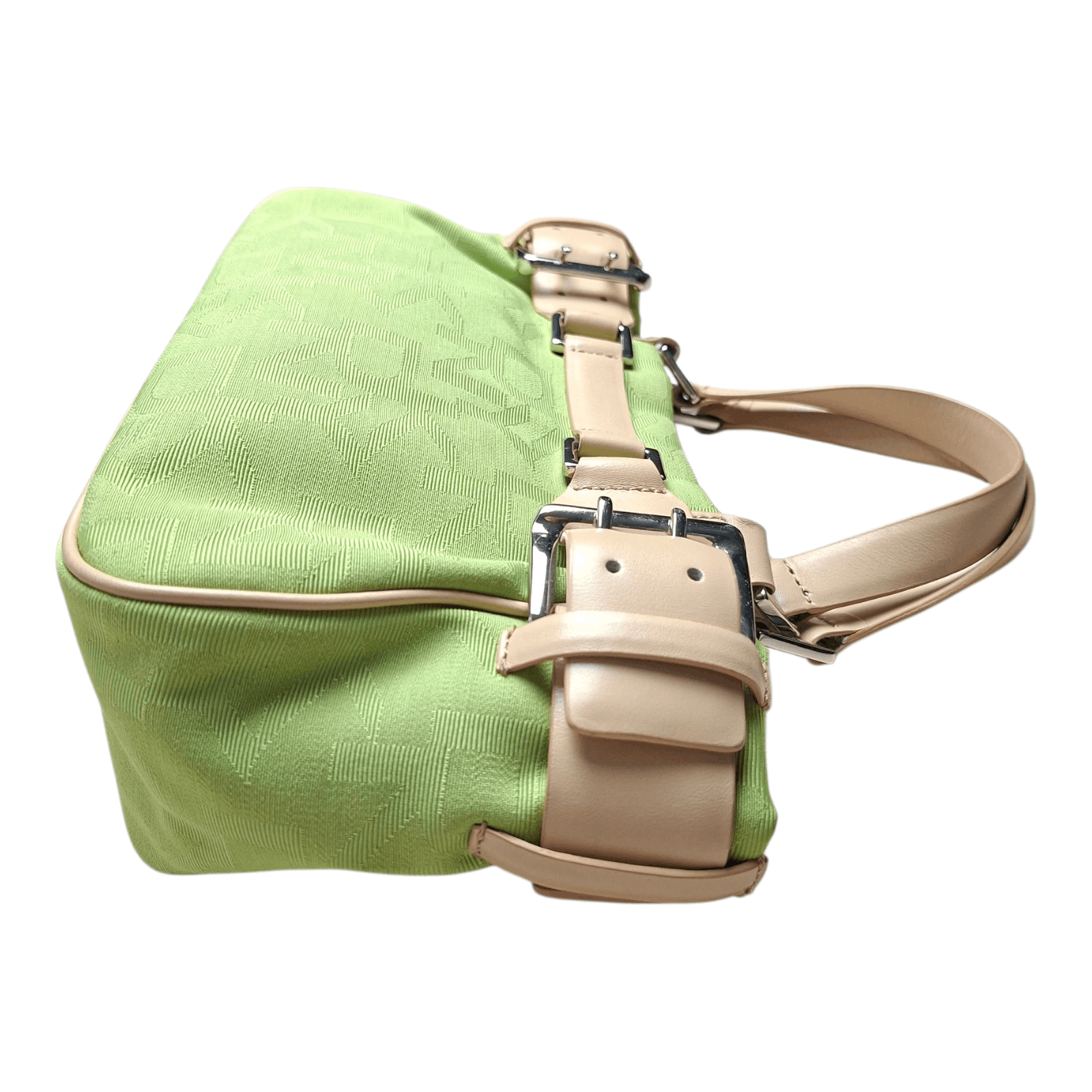 DKNY DKNY Y2K Lime Green Monogram Buckle Bag Size ONE SIZE - 6 Thumbnail