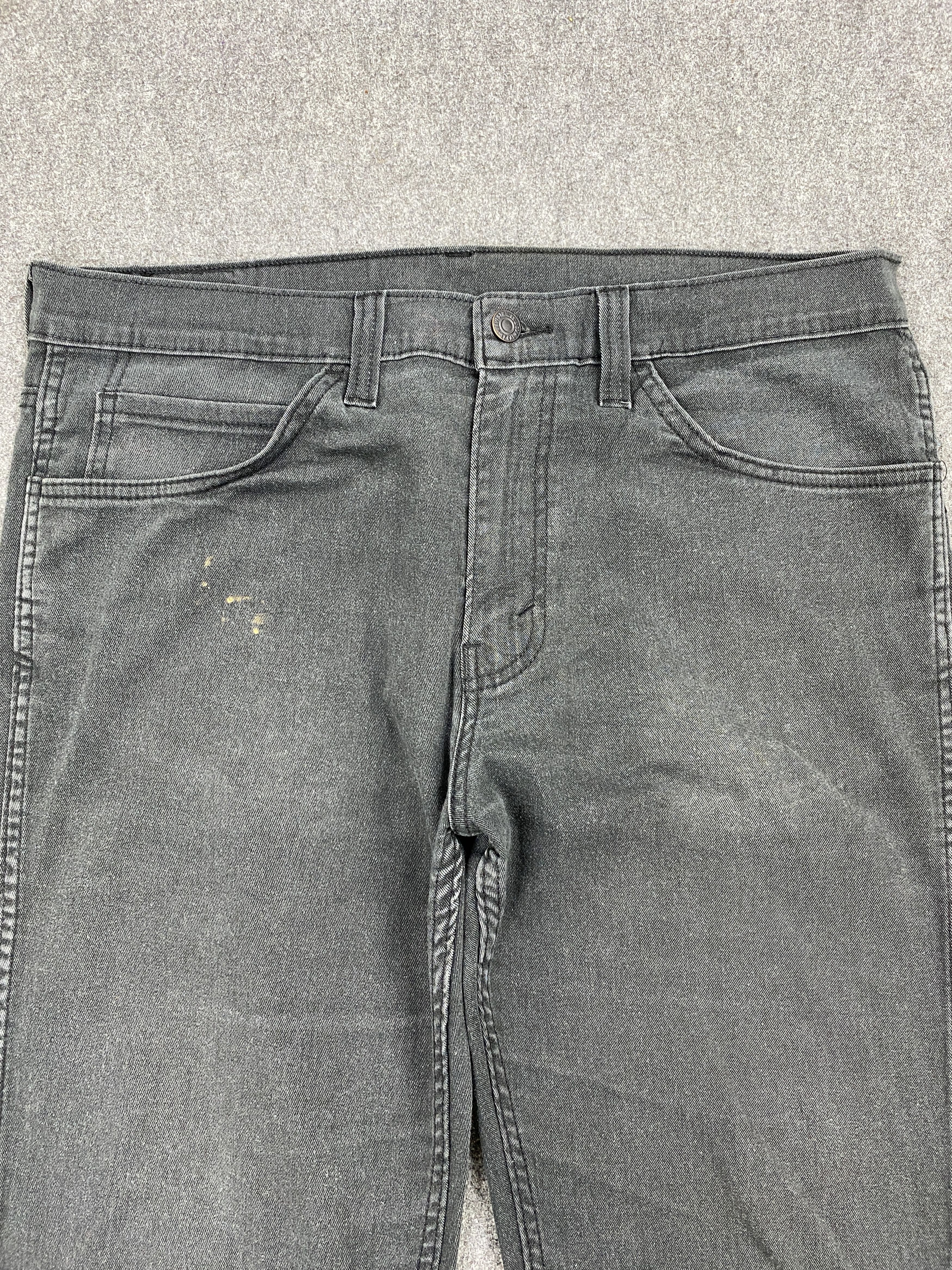 Levi's × Vintage Faded Black Vintage Levis 511 Denim Jeans Size US 34 / EU 50 - 2 Thumbnail