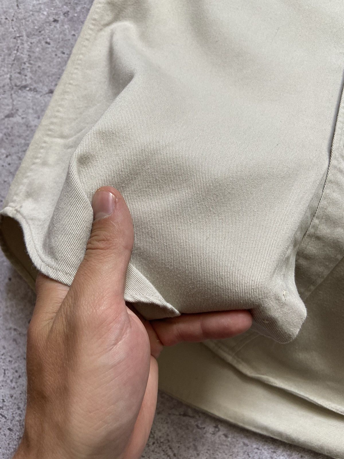 Vintage Cotton YSL Shirt Beige Size US S / EU 44-46 / 1 - 4 Thumbnail