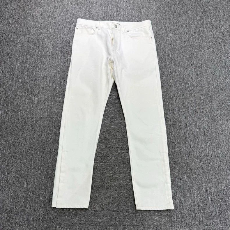 Dior Sacai Leather Patch Jeans-2508
