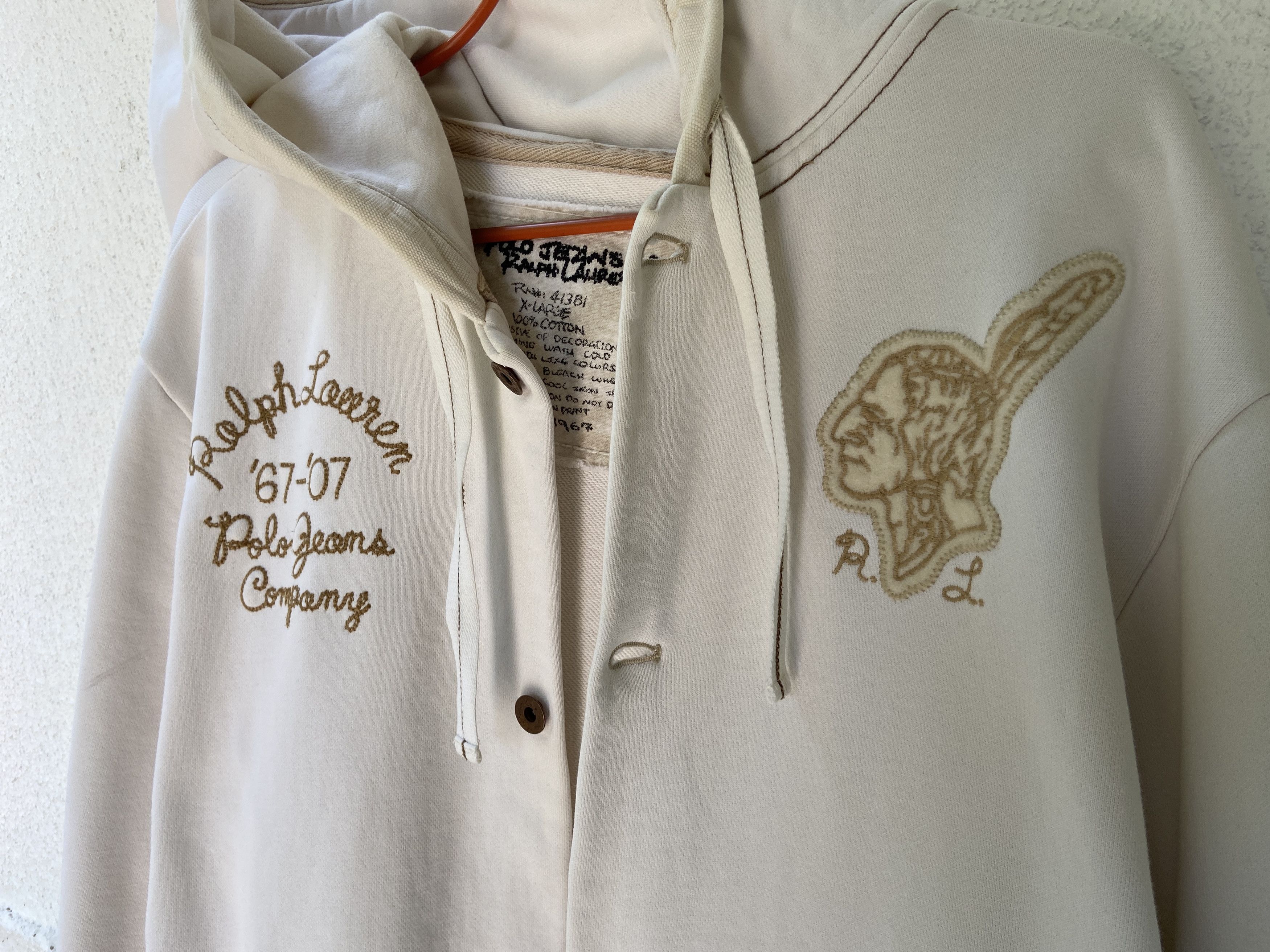 Polo Ralph Lauren Polo Ralph Lauren Indian head 67-07 hoodie Size US L / EU 52-54 / 3 - 2 Thumbnail