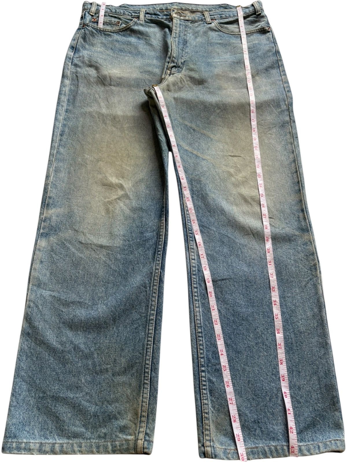 Levi's Vintage 90s Levis 515 Mud Wash Loose Jeans Size US 39 - 13 Thumbnail