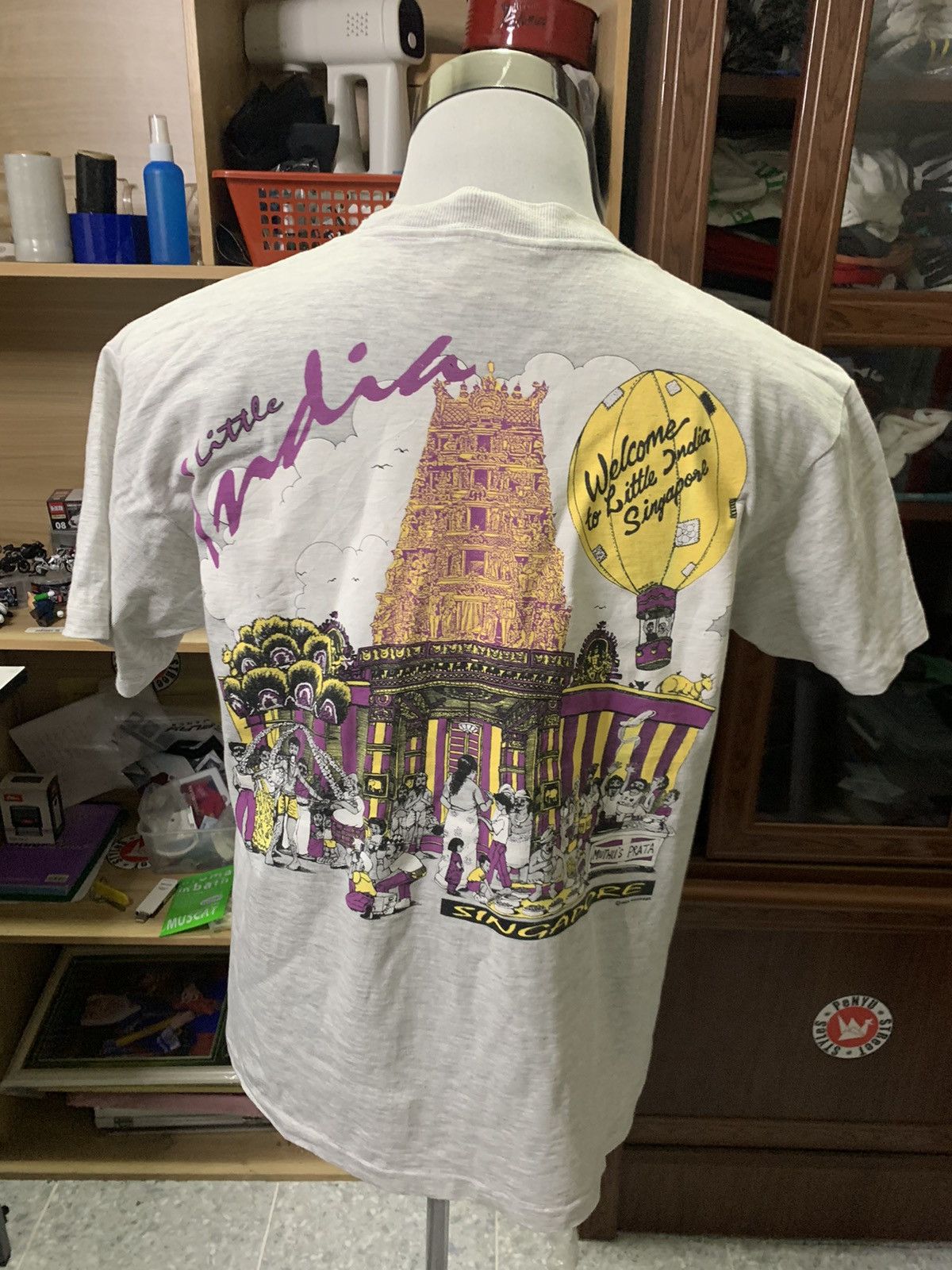 Designer × Vintage Vintage Little India Singapore Printed T-shirt Size US M / EU 48-50 / 2 - 1 Thumbnail