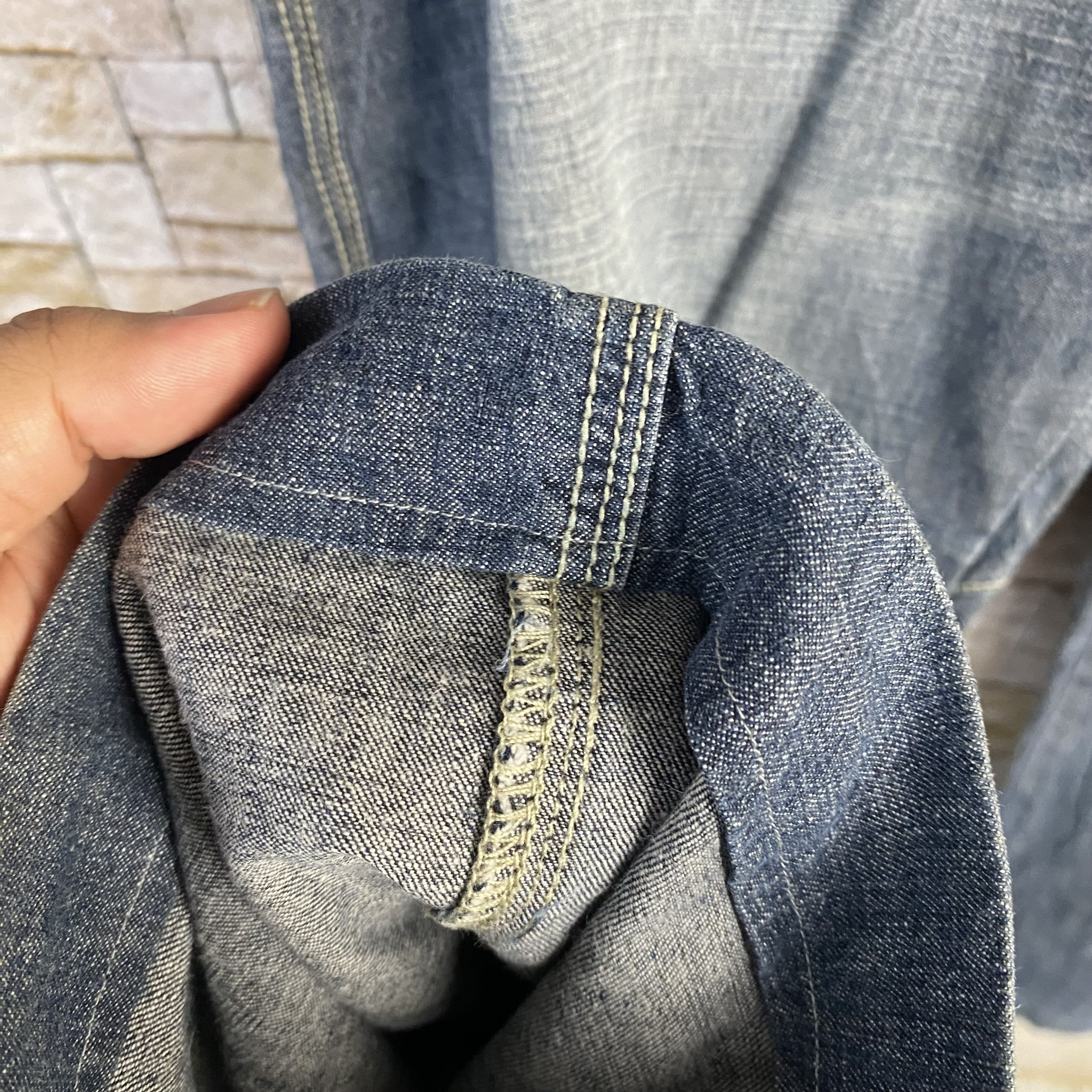 Japanese Brand Post Blue vintage Denim Pants #7590 Size US 36 / EU 52 - 12 Thumbnail