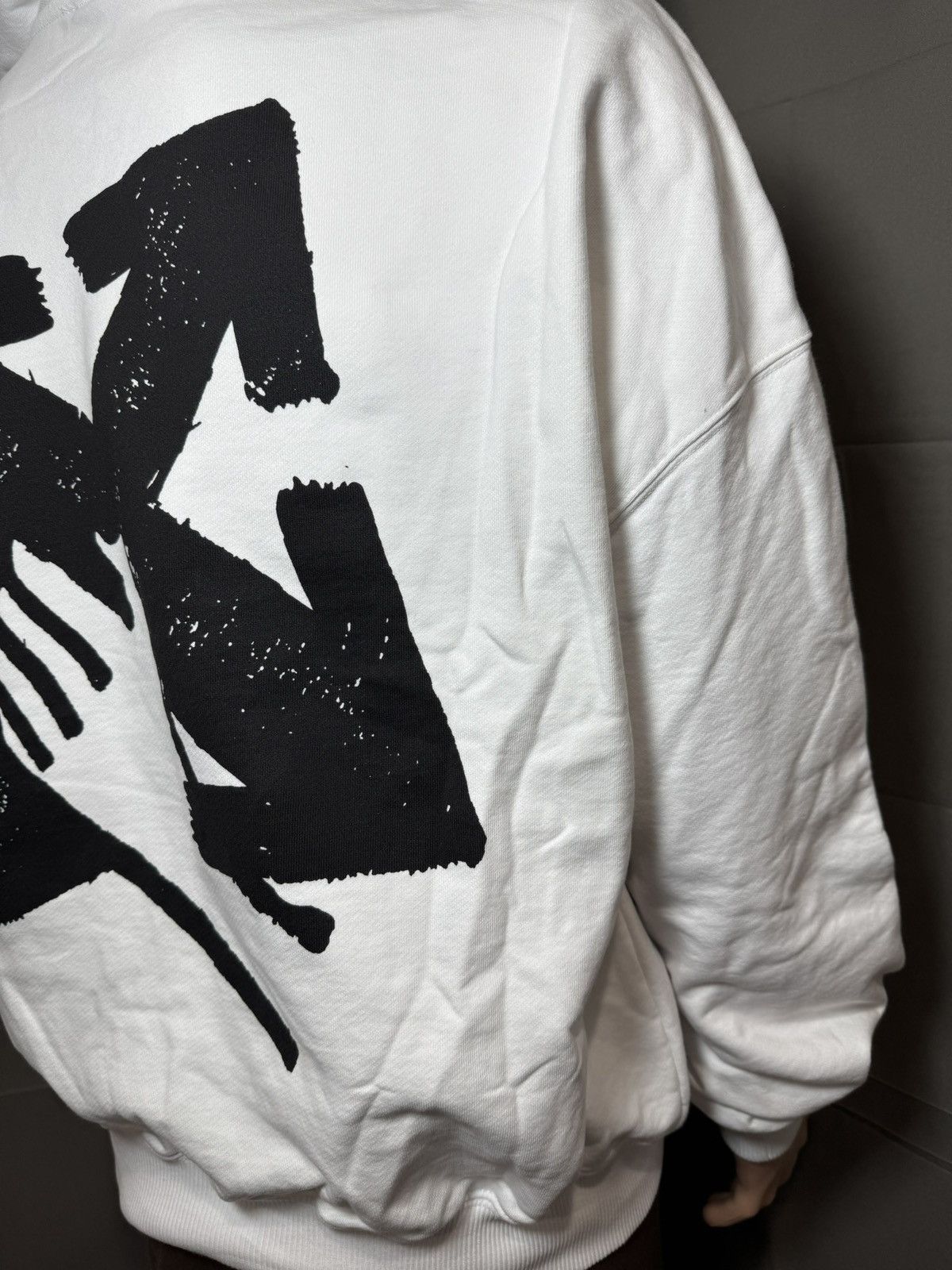 Designer × Off-White × Supreme Off-White Hand Arrow Boxy Hoodie Size US M / EU 48-50 / 2 - 10 Thumbnail