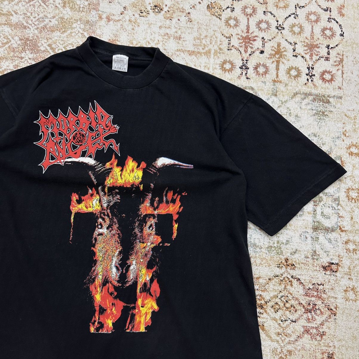 Band Tees × Vintage Vintage Adult “ Morbid Angel Covenant” Crazy Fit Tee 90s Size US XL / EU 56 / 4 - 5 Thumbnail