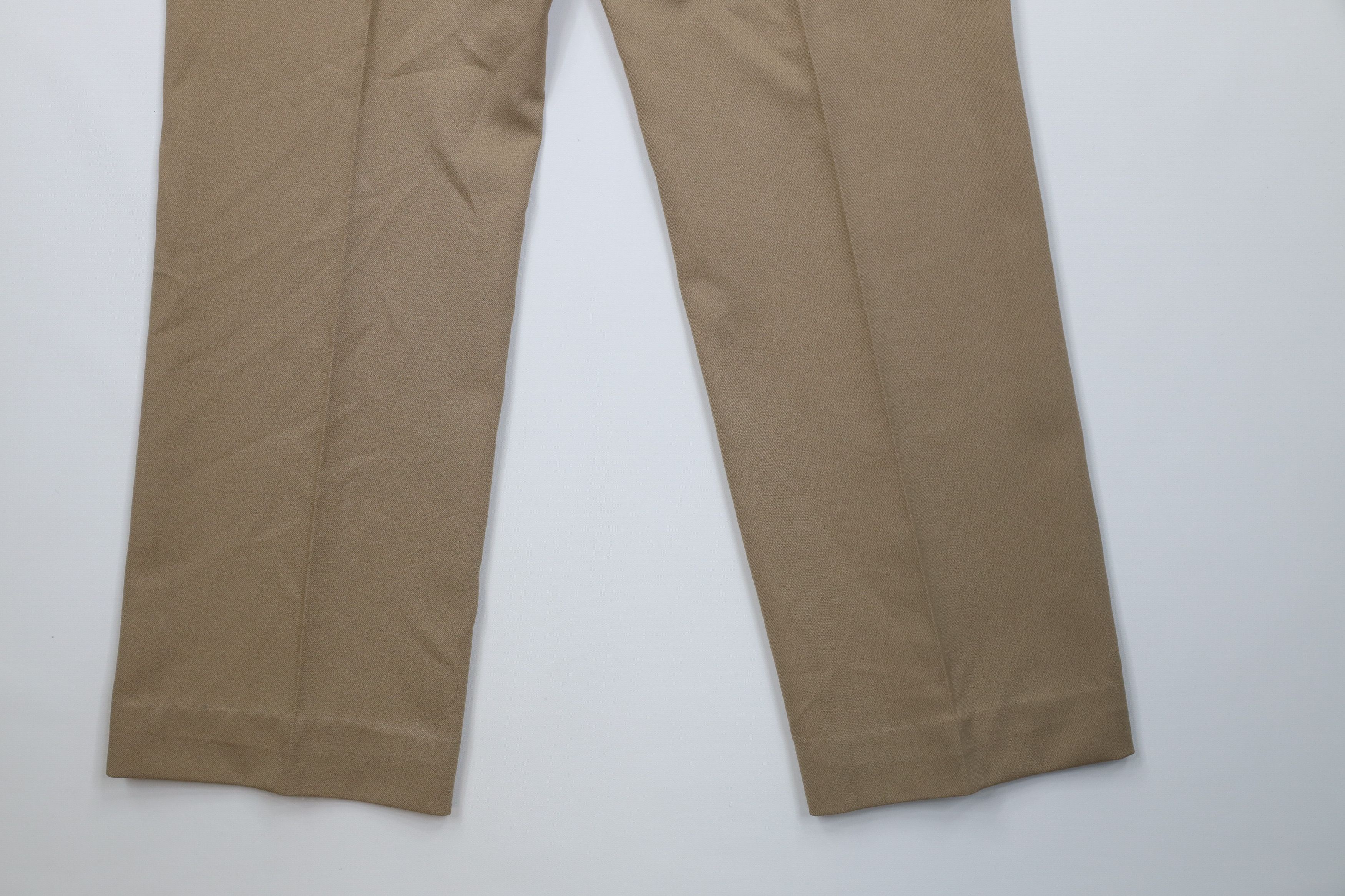 Vintage Vintage 70s Streetwear Flared Wide Leg Chino Pants Beige USA Size US 34 / EU 50 - 12 Thumbnail