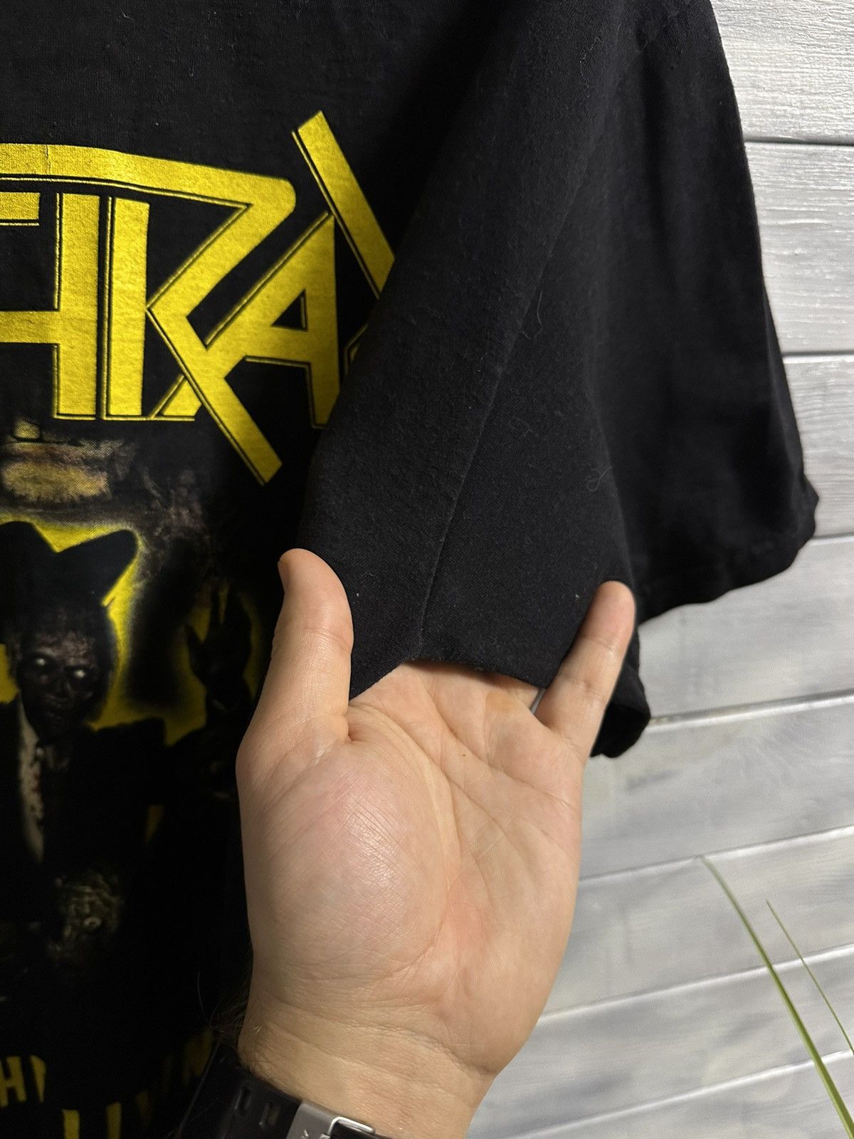 Band Tees Rare Vintage T-Shirt ANTHRAX 2013 AMONG THE LIVING DEAD Size US L / EU 52-54 / 3 - 10 Thumbnail