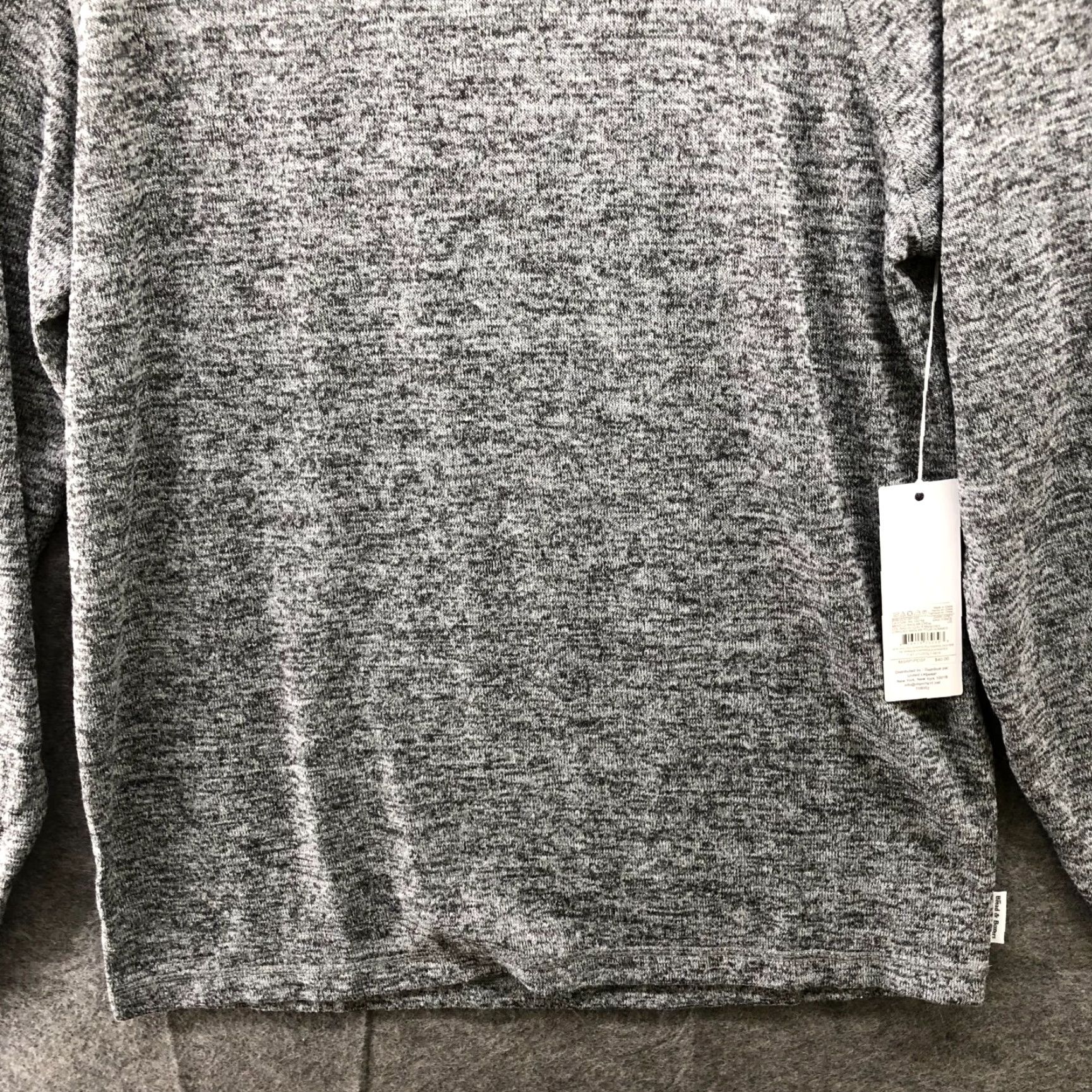 Vintage Bread & Boxers Long Sleeve Raglan T Shirt Mens L Gray Heather Crewneck Lounge Size US L / EU 52-54 / 3 - 4 Thumbnail