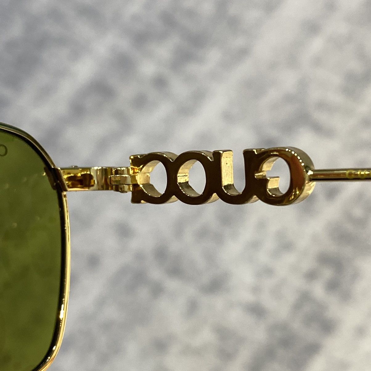 Gucci GUCCI GG1804S 002 GOLD GREEN Size ONE SIZE - 9 Thumbnail