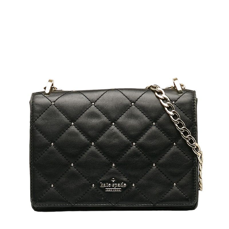 Kate Spade Kate Spade Kate Spade Quilted Leather Chain Shoulder Bag PXRU9068 Leather Shoulder Bag PXRU9068 in Very Good Condition Size ONE SIZE - 1 Thumbnail