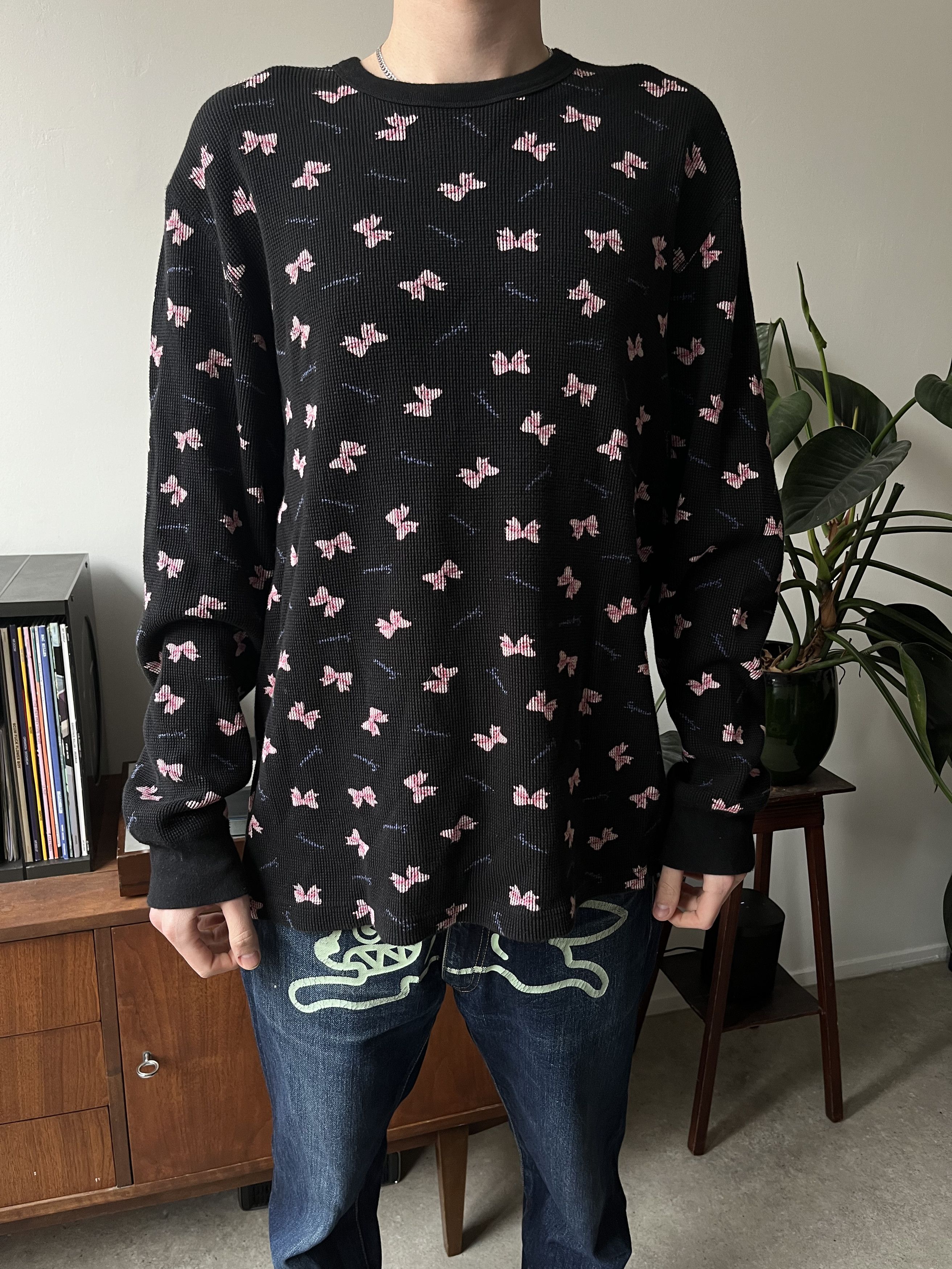 シュプリーム supreme 19AW Bow Waffle Thermal 【公式通販】 Sサイズ