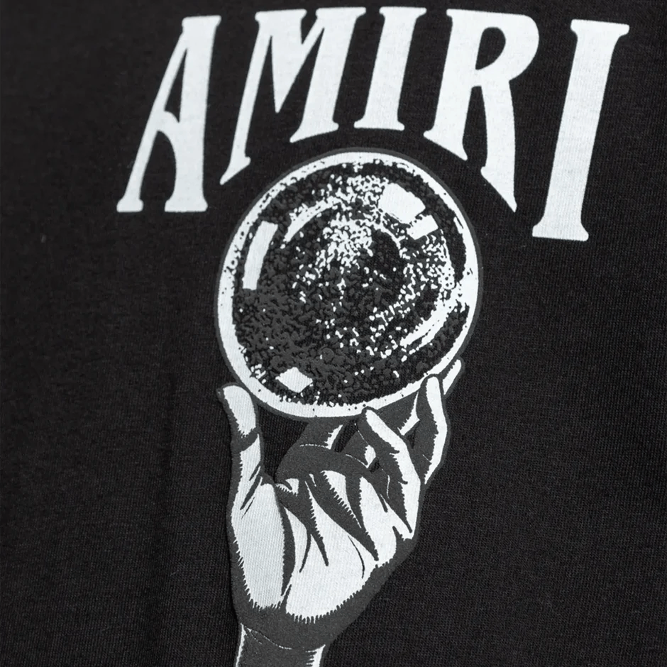 Amiri o1mle0624 Crystal Ball Long Sleeve T-Shirt in Black Size US XS / EU 42 / 0 - 3 Thumbnail