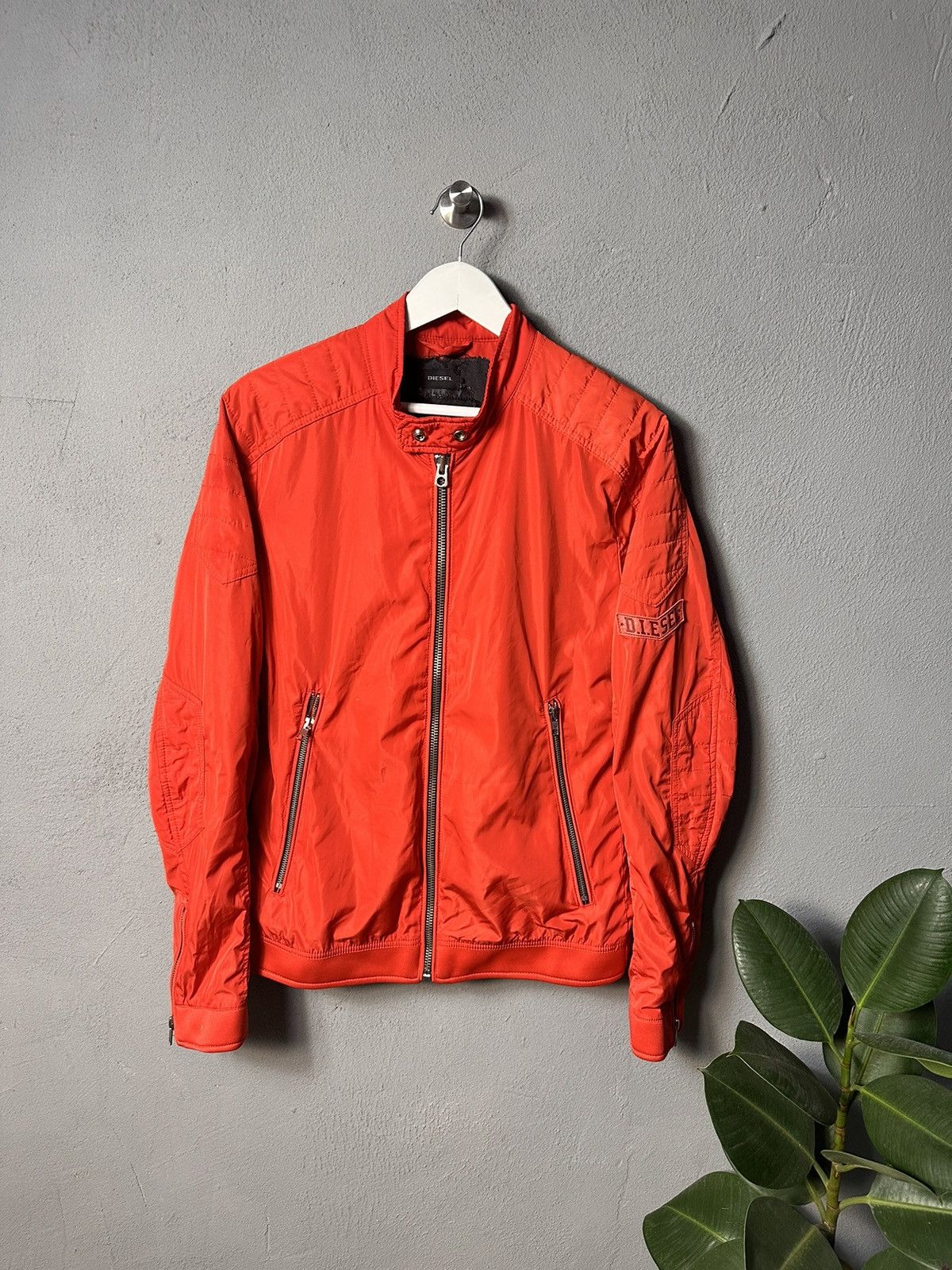 Diesel Diesel Vintage Orange Nylon Jacket Size US L / EU 52-54 / 3 - 1 Thumbnail