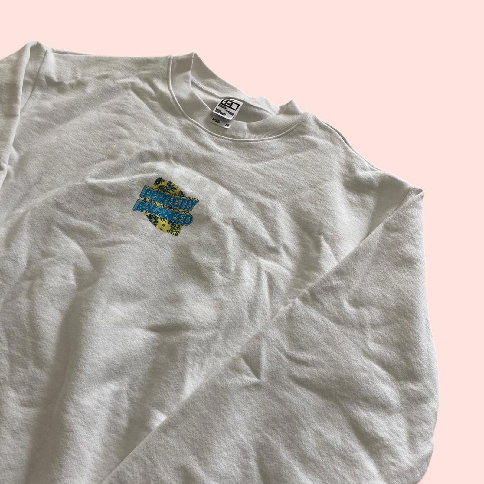 Los Angeles Apparel Heavyweight white crewneck sweatshirt with embroidered logo Size US S / EU 44-46 / 1 - 4 Thumbnail