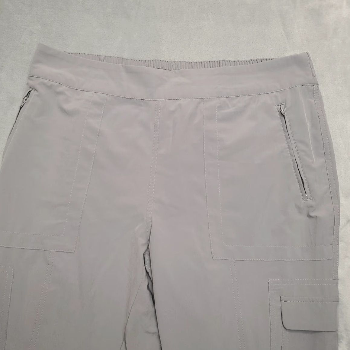 Vintage Bass Pants Mens XL Gray Lightweight Travel Cargo Utility Outdoors Stretch Blend Size US 36 / EU 52 - 3 Thumbnail
