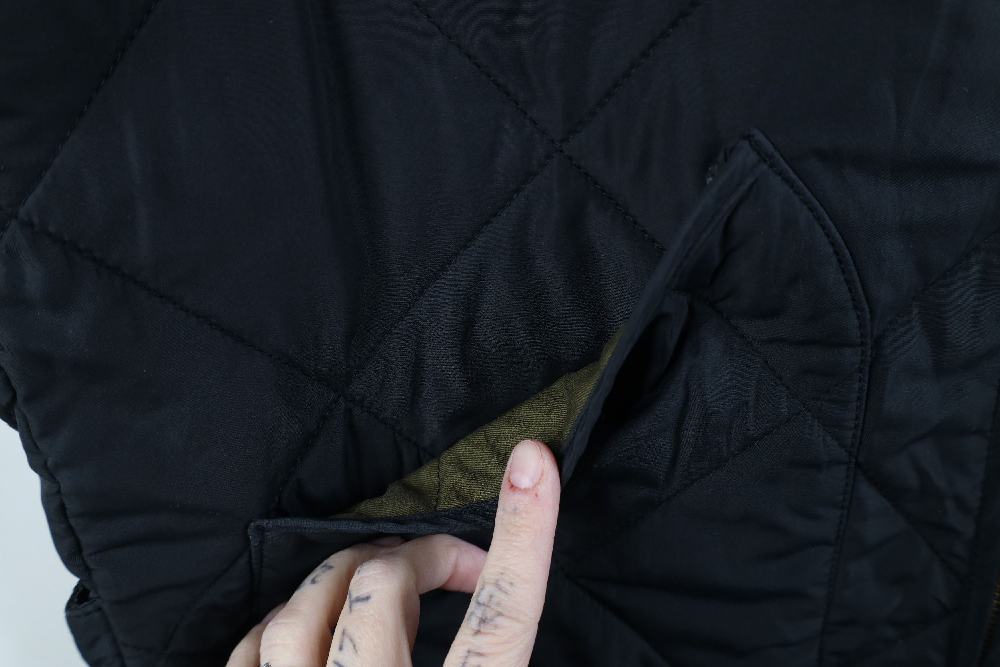 J.Crew J Crew Faded Button Back Quilted Full Zip Vest Jacket Black Size US M / EU 48-50 / 2 - 5 Thumbnail
