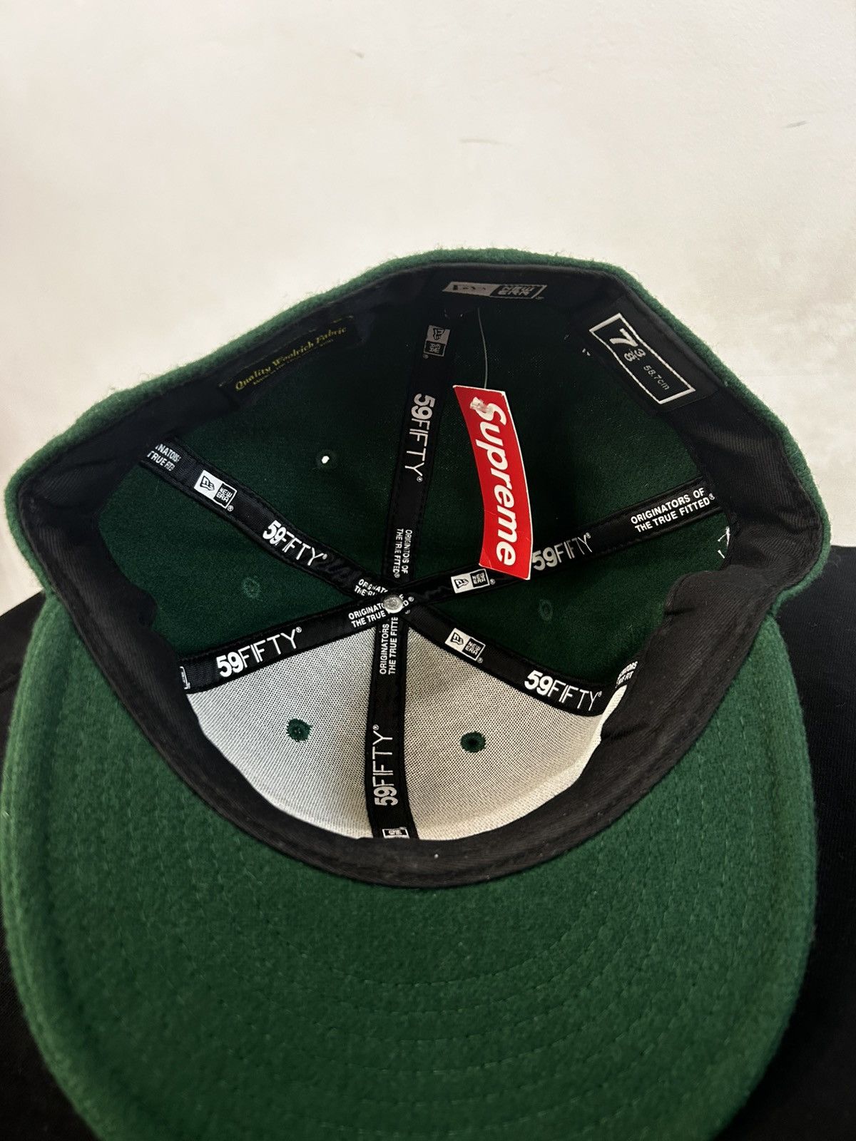 Supreme Supreme Woolrich Box Logo FW10 Green Cap 7 3/8 NEW Size ONE SIZE - 7 Thumbnail