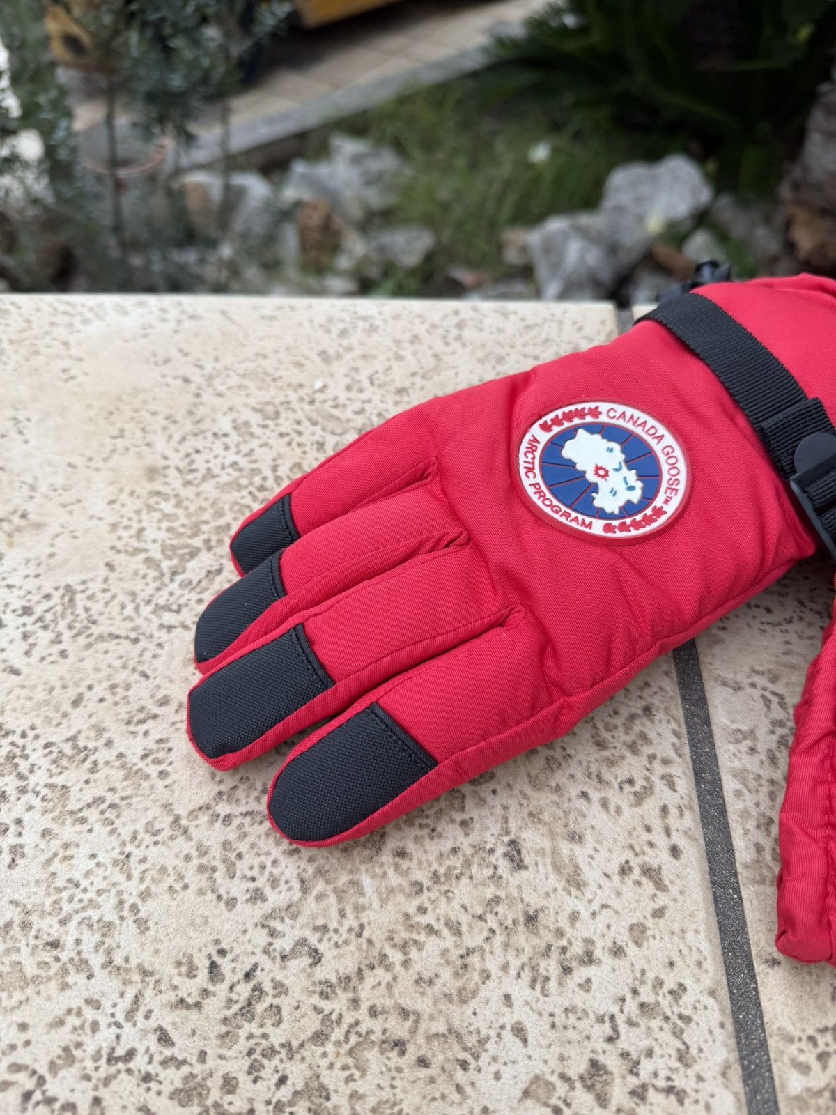 Canada Goose Canada Goose Gloves Red Size ONE SIZE - 4 Thumbnail