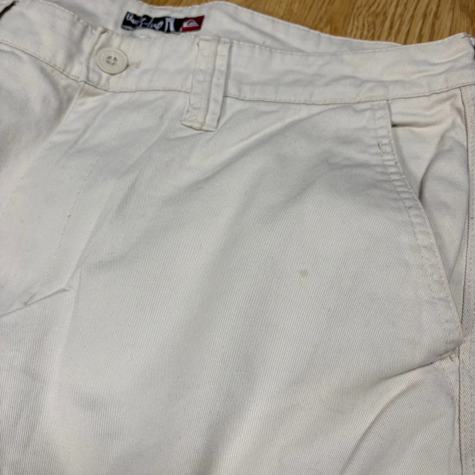Japanese Brand Quiksilver Cargo Pants W32 Beige Size US 34 / EU 50 - 7 Thumbnail