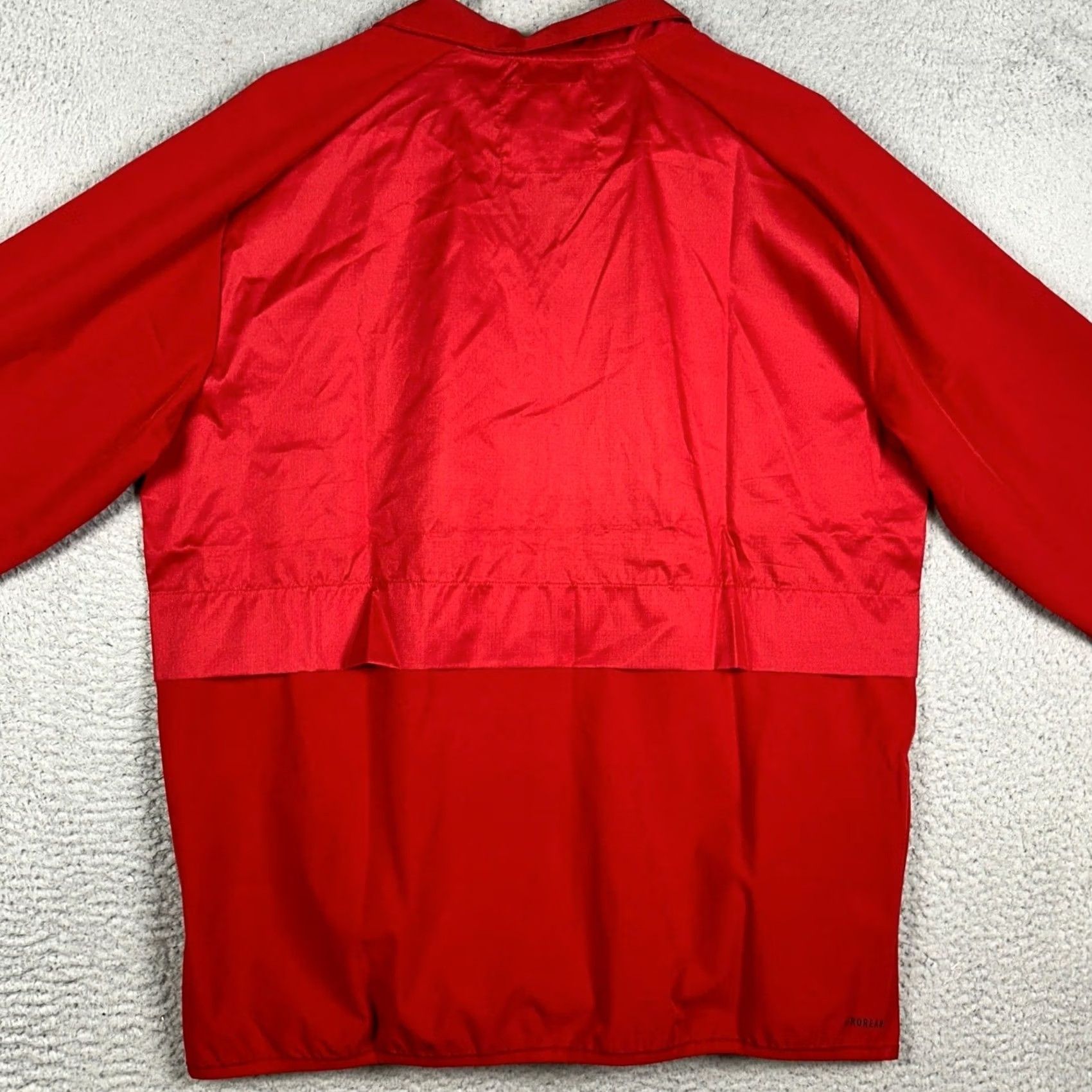 Adidas Rutgers Adidas Jacket Mens M Red Windbreaker Quarter Zip Pullover Size US M / EU 48-50 / 2 - 3 Thumbnail
