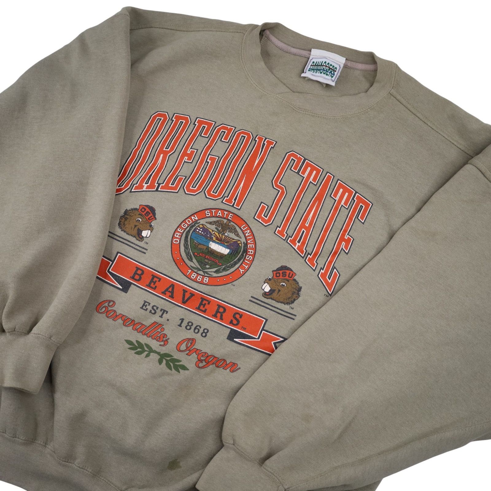 NCAA × Vintage VTG 90s OSU Oregon State University Beavers Sweatshirt Size US XL / EU 56 / 4 - 2 Thumbnail