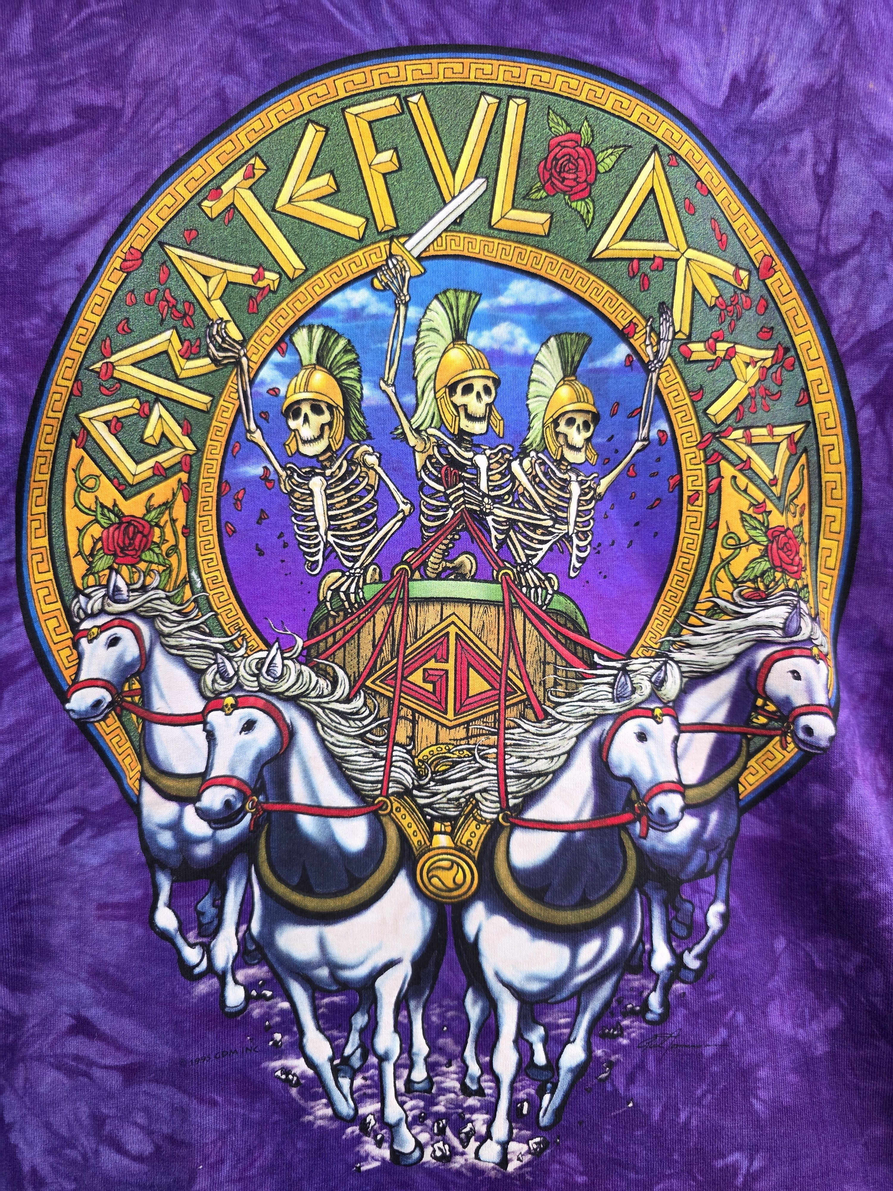 Band Tees 1995 Grateful Dead Gladiator Liquid Blue L 90s Size US L / EU 52-54 / 3 - 3 Thumbnail