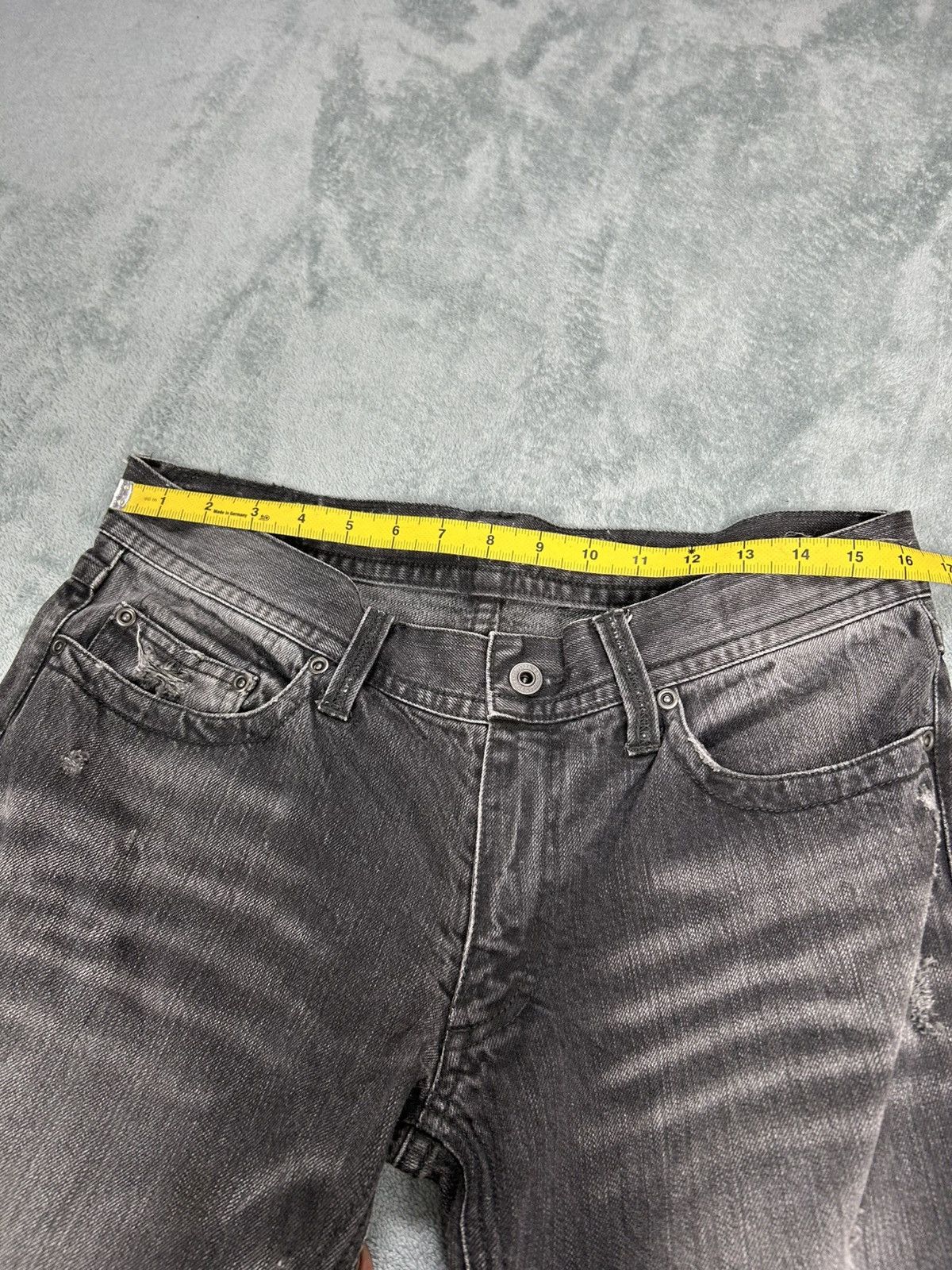 Japanese Brand Rupert Edge Distressed Flared Denim Pants. s0204 Size US 32 / EU 48 - 10 Thumbnail