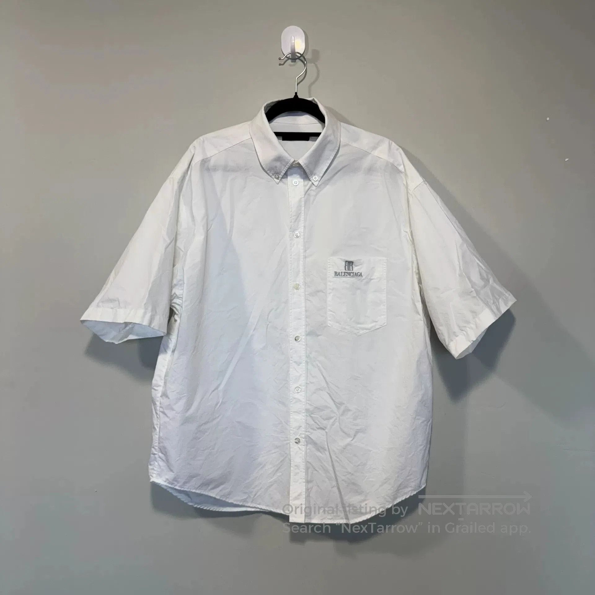 Balenciaga Balenciaga White Short Sleeve Shirt. Size US S / EU 44-46 / 1 - 1 Thumbnail
