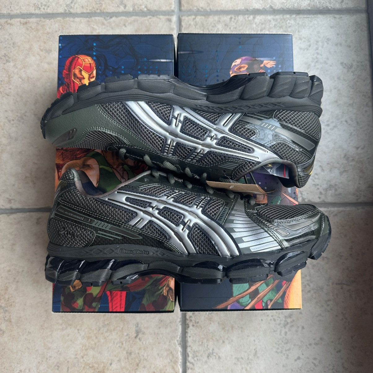 Kith Marvel vs. Capcom Guile ASICS Gel-Kayano 12.1