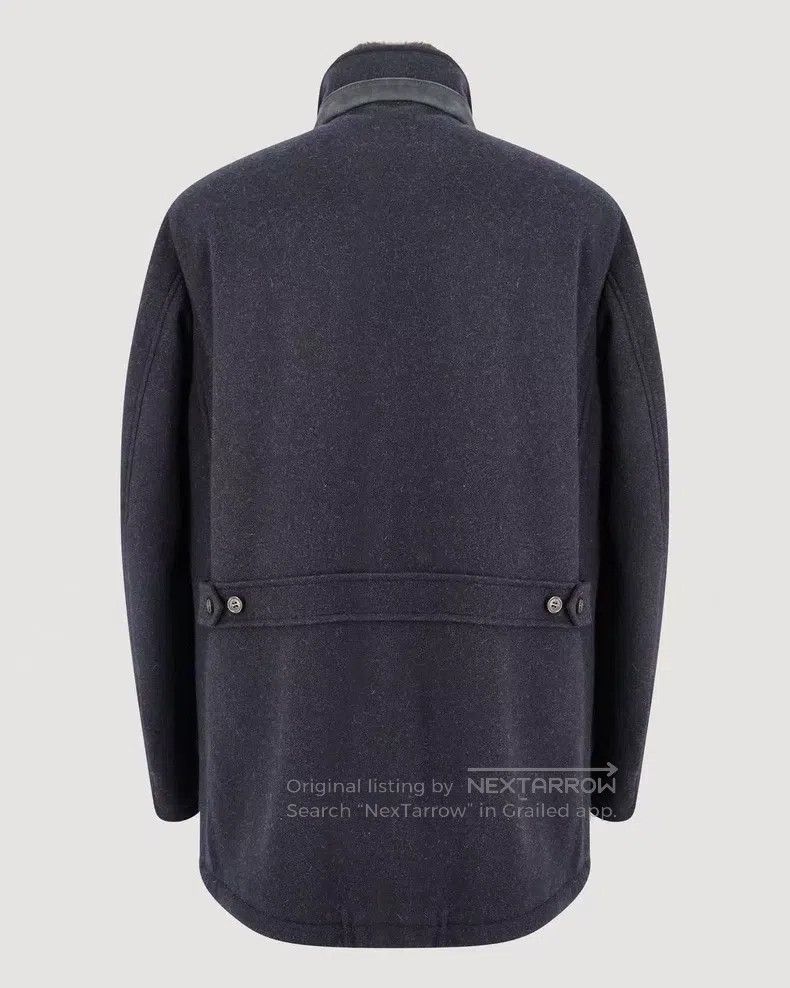 Loro Piana Loro Piana Cashmere Coat with Beaver Fur Lining and Cashme Size US XXL / EU 58 / 5 - 2 Thumbnail